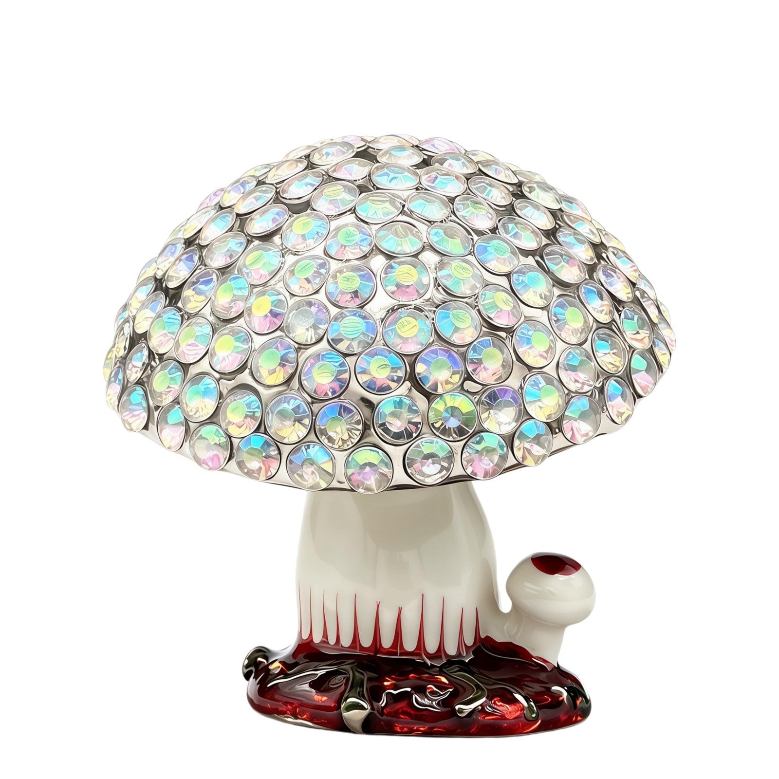 Mushroom Jewelry Box Trinket Organizer Figurines Home Decor Storage Gift1