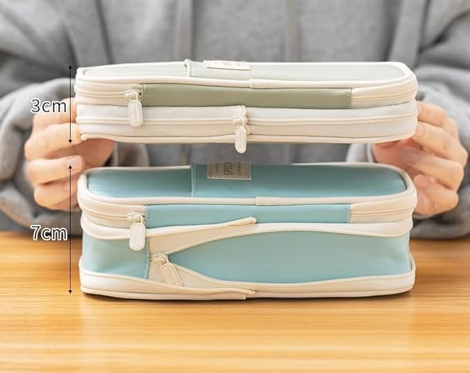 Large Storage Pencil Case Zipper Bag   Big Capacity Organizer for Office & Trave3