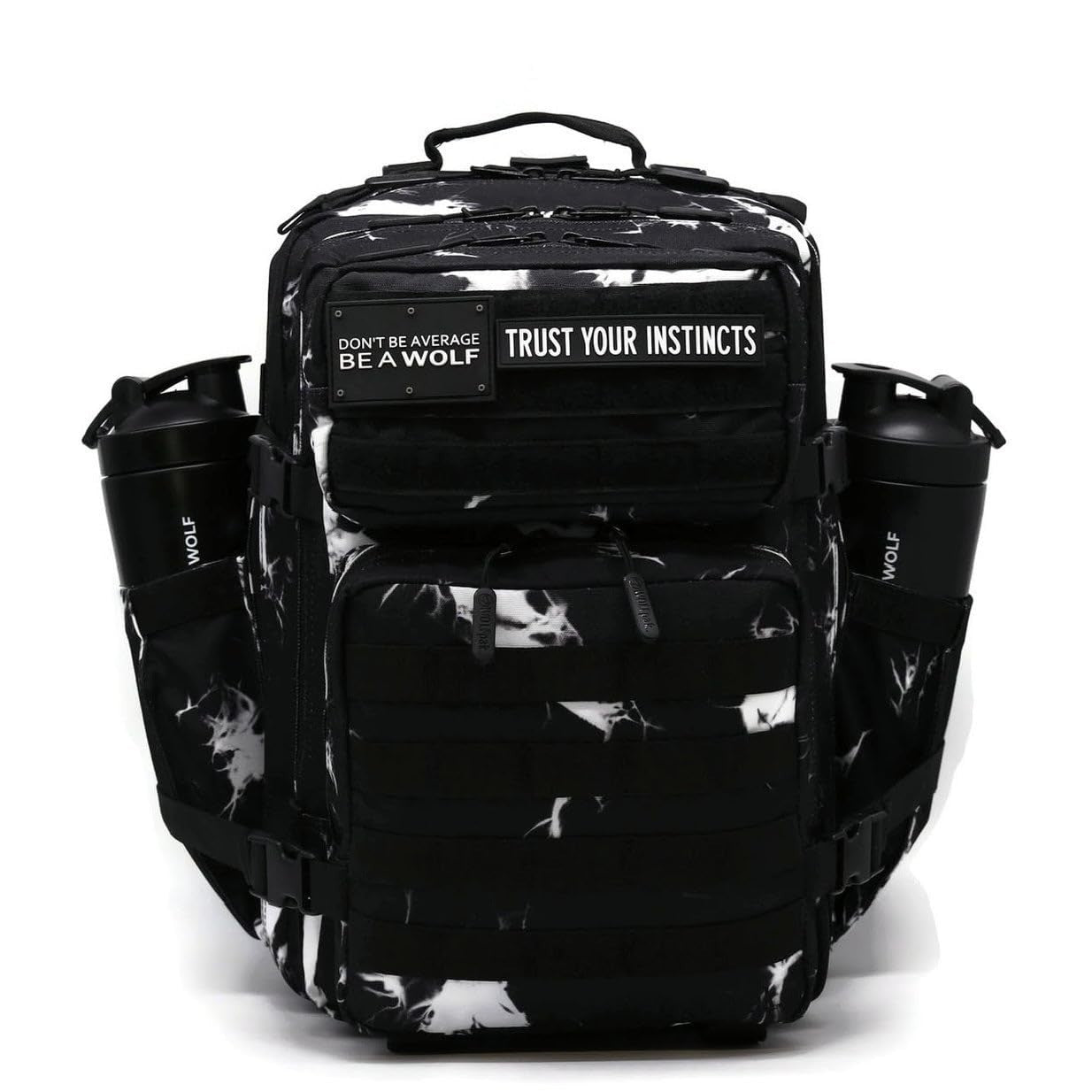 Durable 35L Waterproof Gym Backpack   1000D Oxford, MOLLE Webbing, Laptop Pocket1