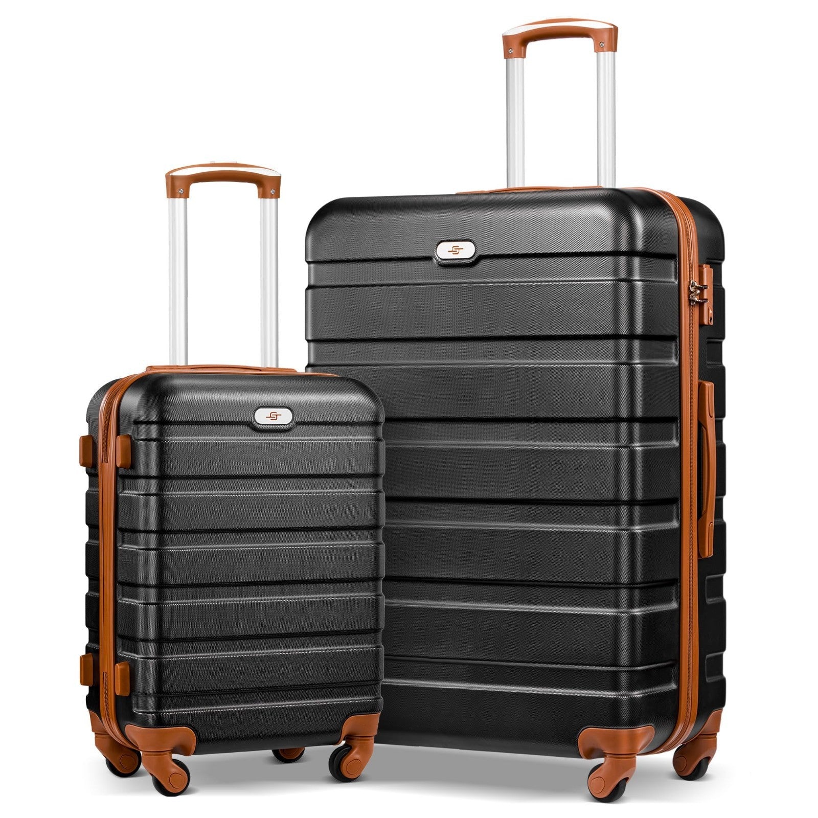 2 Piece Hard Shell Luggage Set - Lightweight Carry-On & 28" Checked Travel Bag1