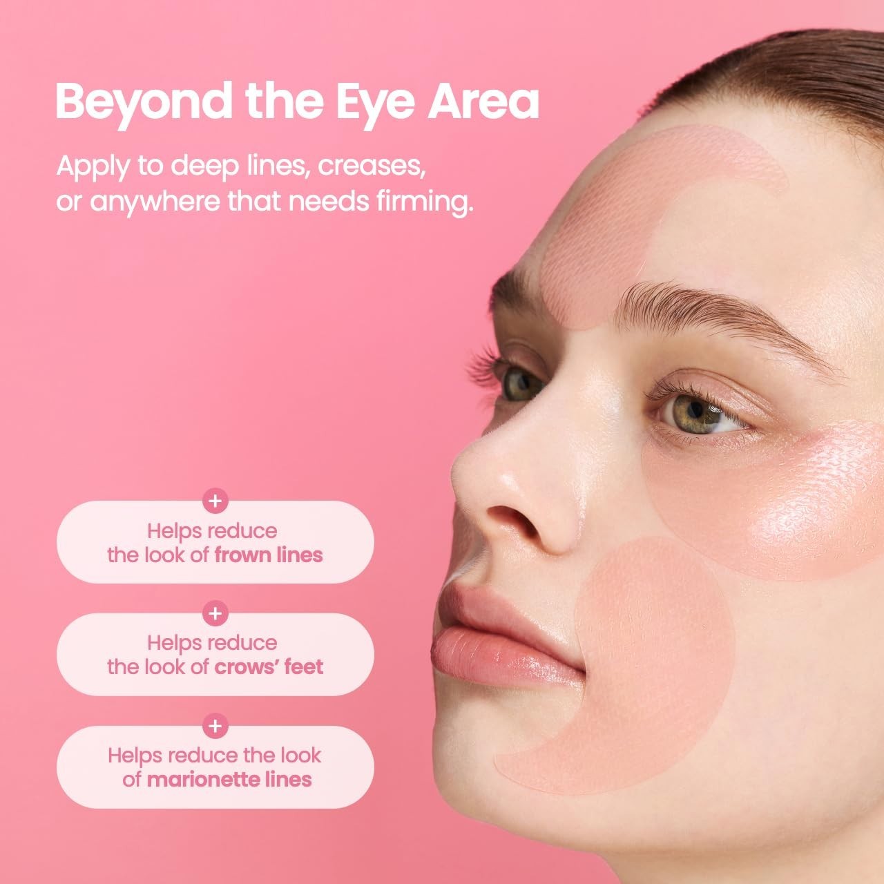 Collagen Peptide Eye Patches - Anti-Wrinkle, Under Eye Mask for Fine Lines & Bag7