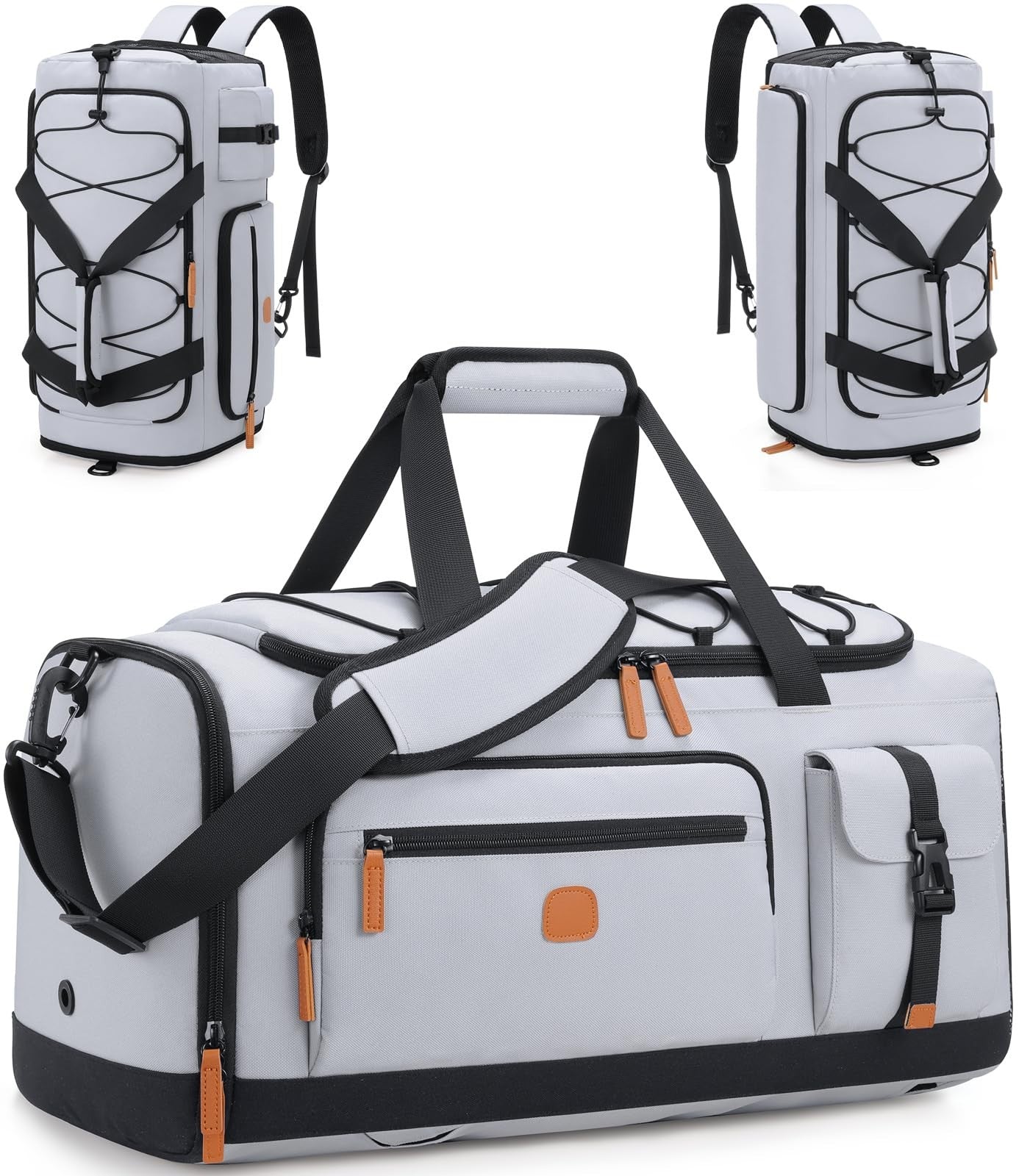 Versatile 3-in-1 Gym Bag with Shoe & Laptop Compartment, Anti-Theft Duffle Backp1