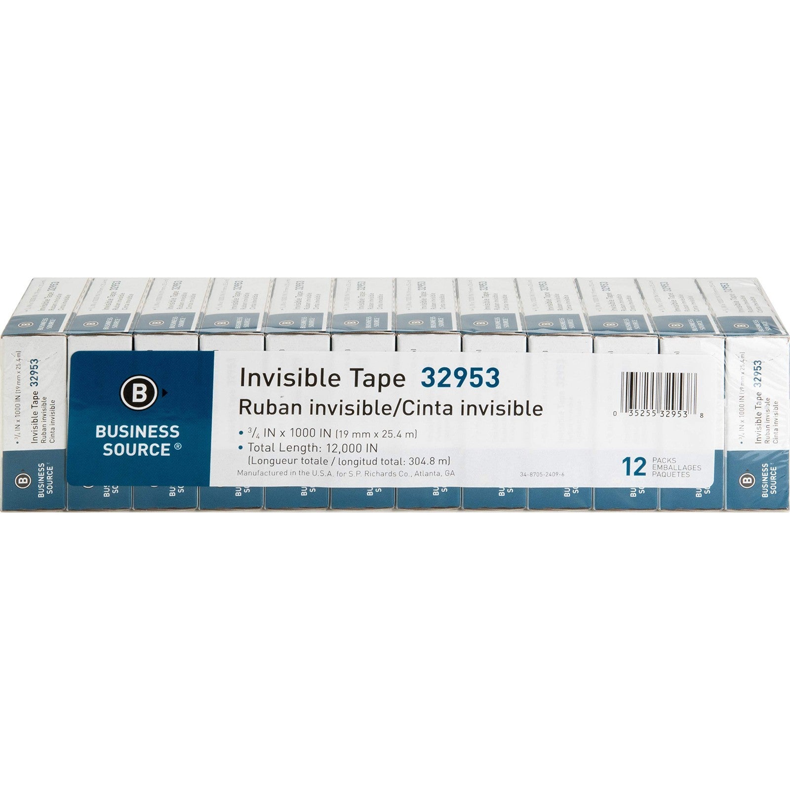 Premium Invisible Tape Value Pack - Clear, Strong Adhesive, Office Supplies, 6 R2