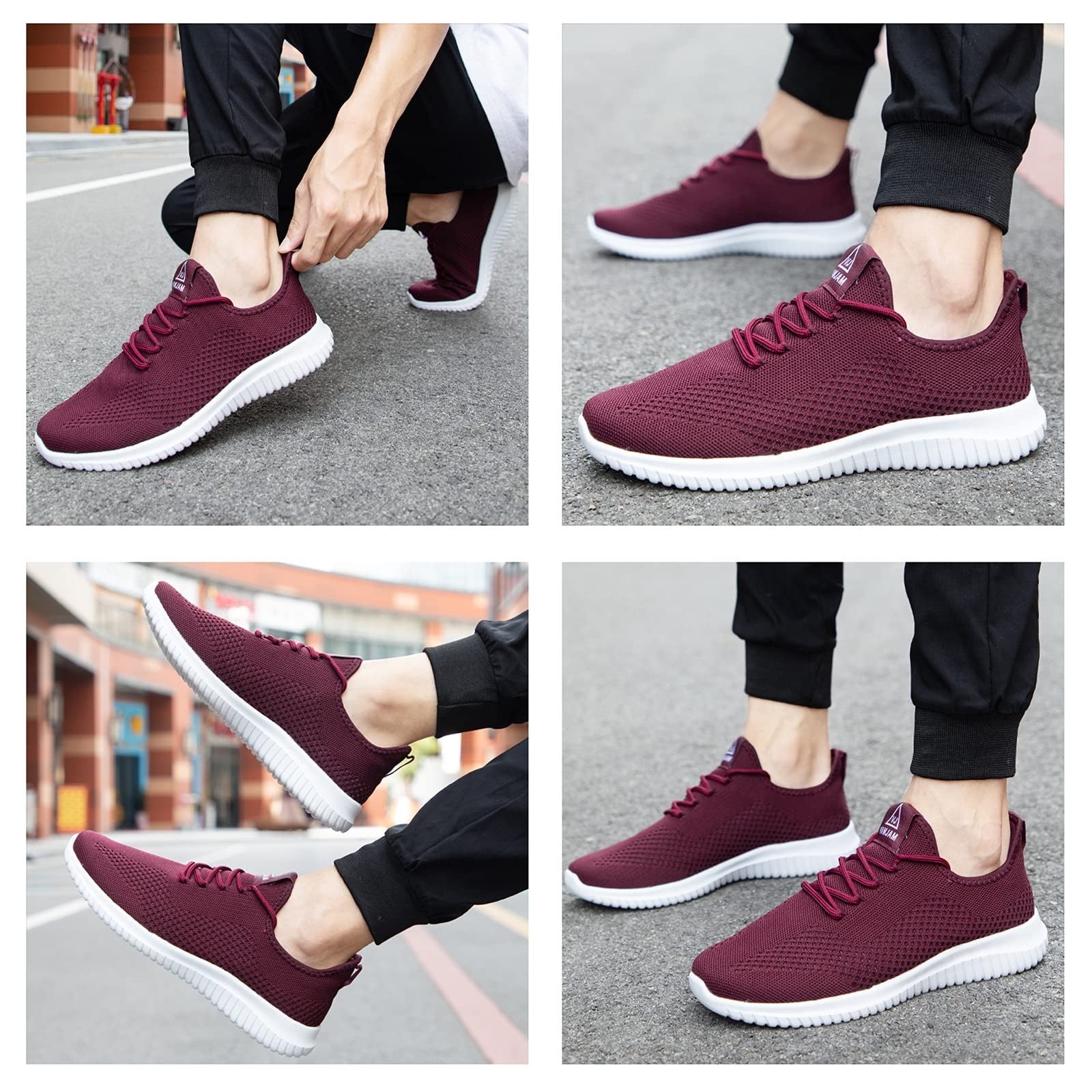 Lightweight Breathable Men's Running Shoes - Non-Slip Athletic Sneakers for Spor6