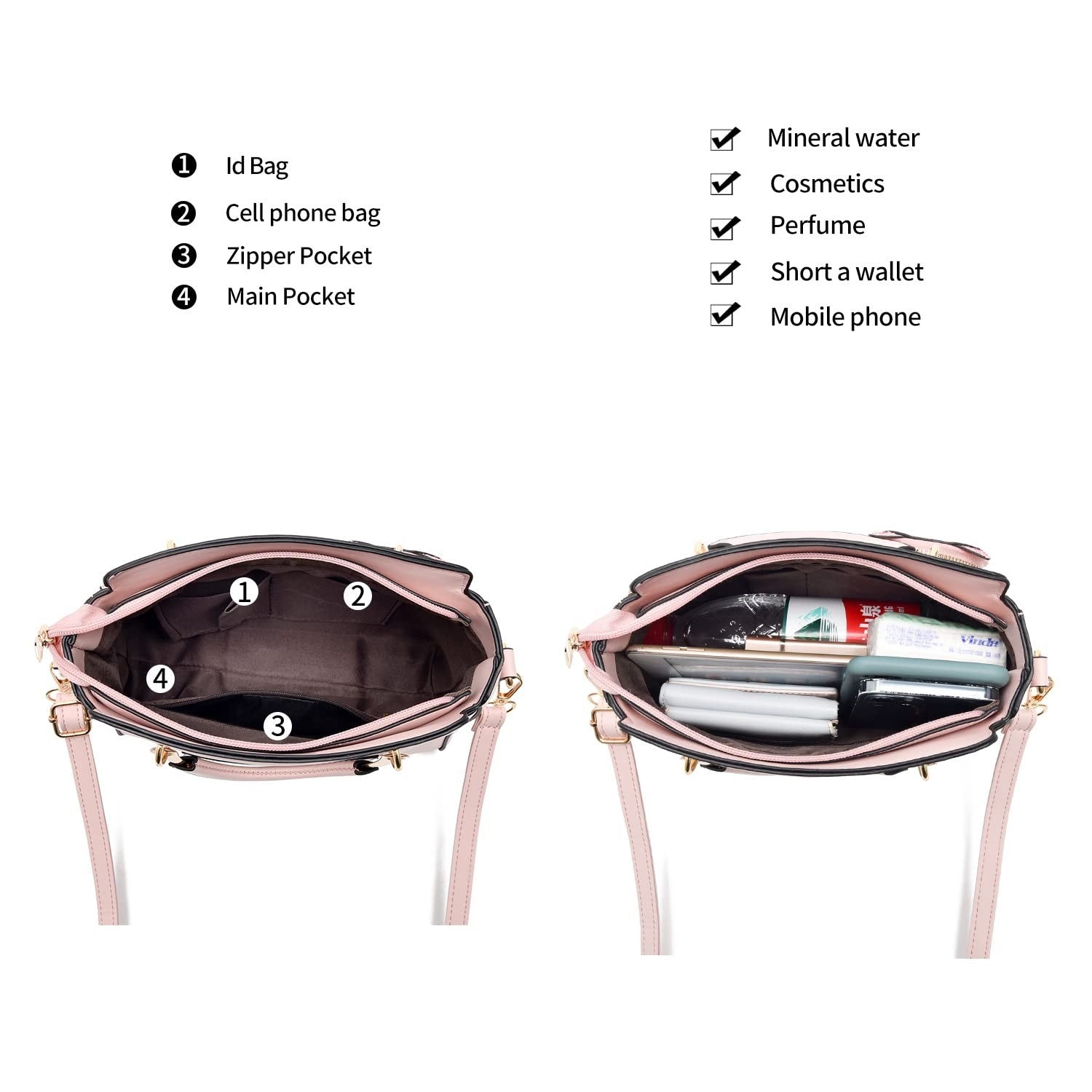 Stylish Women's Crossbody Handbags - Top Handle Satchel & Small Tote Bags4