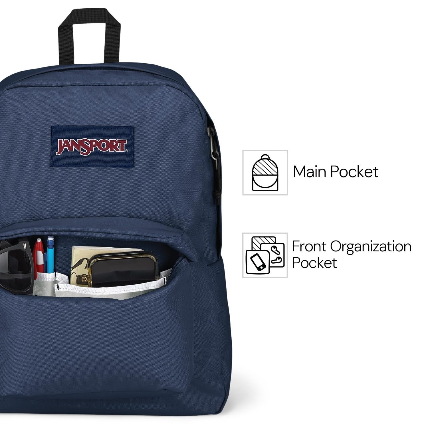 Durable Lightweight Backpack   1 Main Compartment, Front Utility Pocket, Organiz4