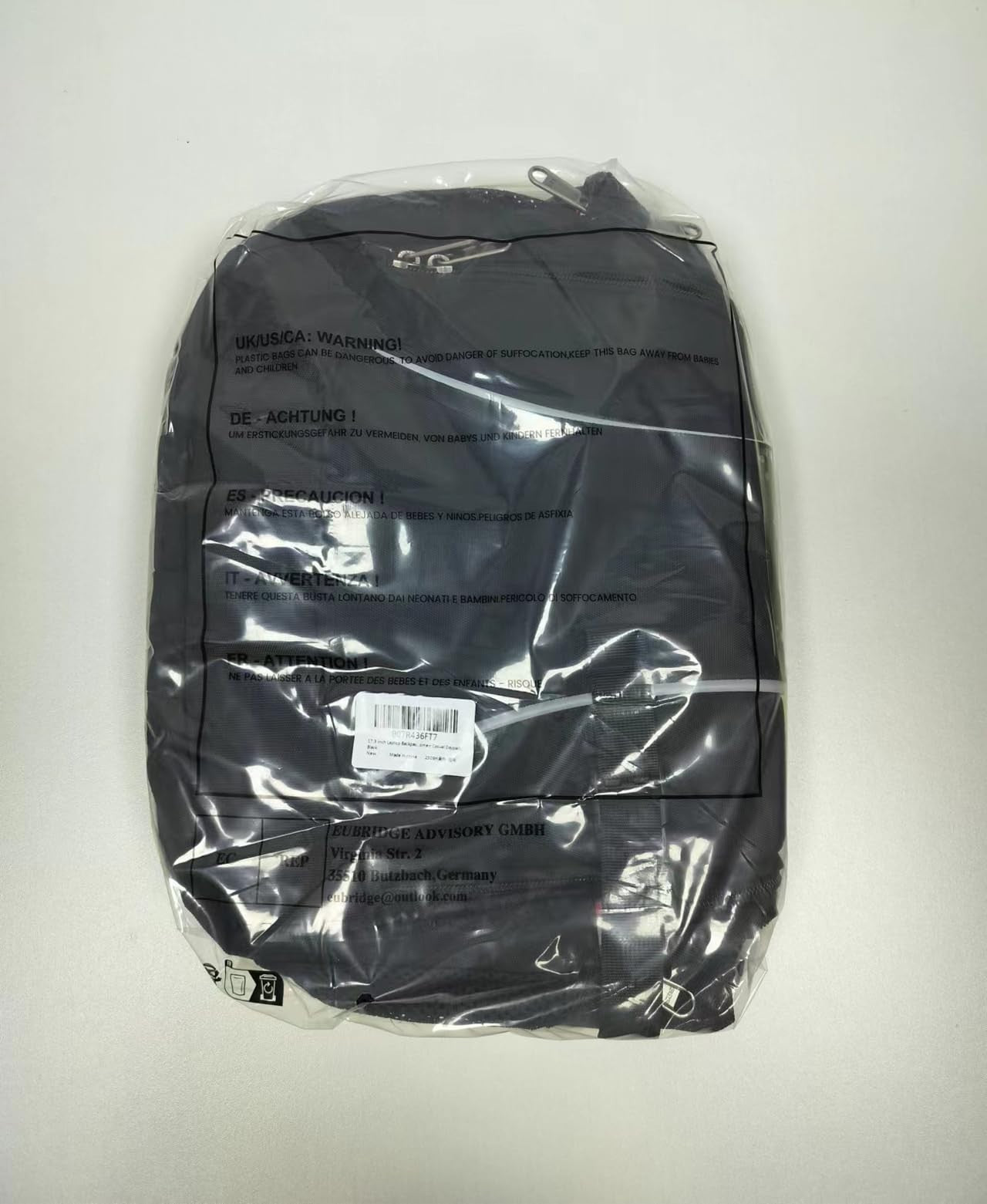 17.3" Laptop Backpack, USB Charging, Water Resistant, Sturdy School Rucksack, Ca7