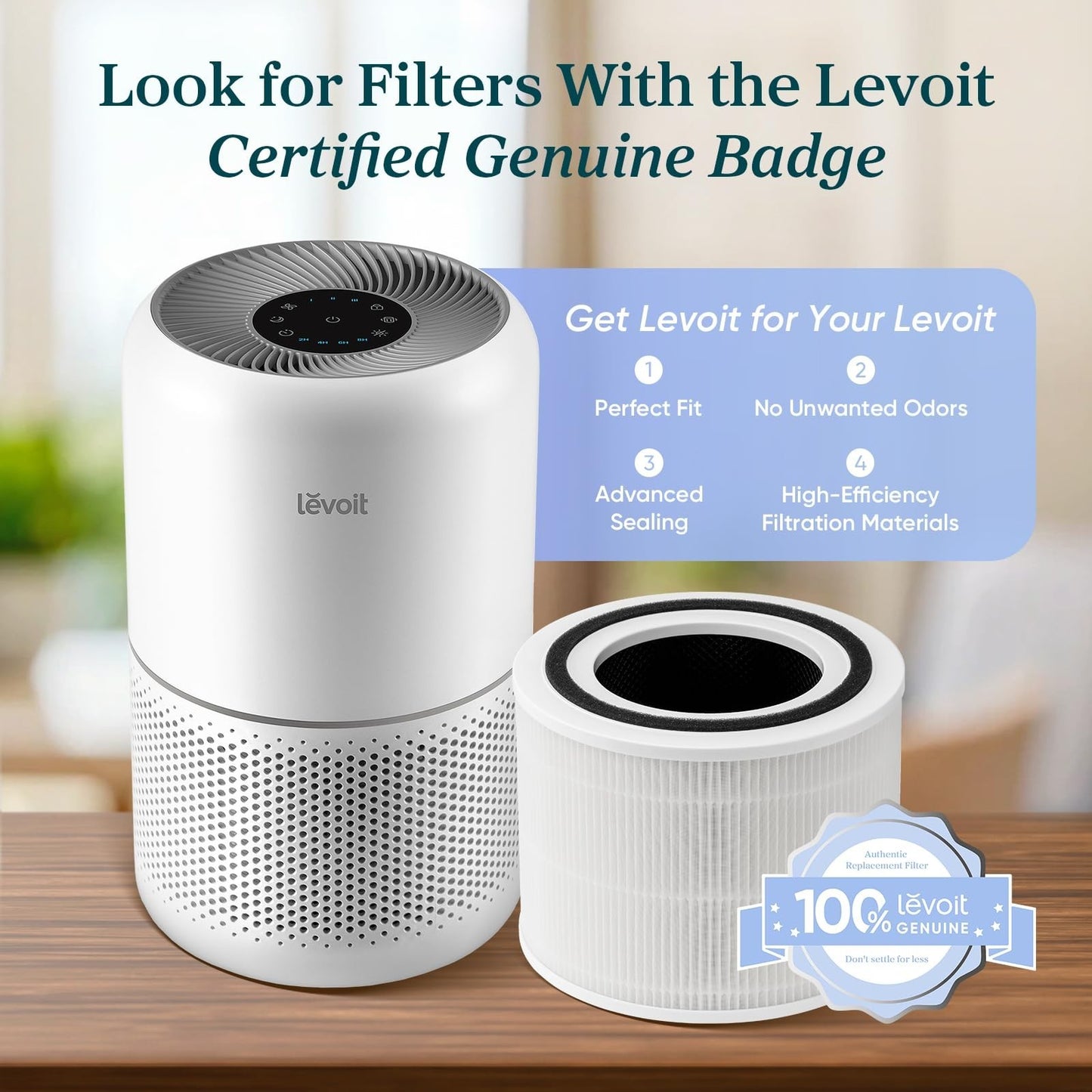 Air Purifier for Home Allergies, Pets & Smoke   H13 HEPA Filter, 1073 ft² Covera5