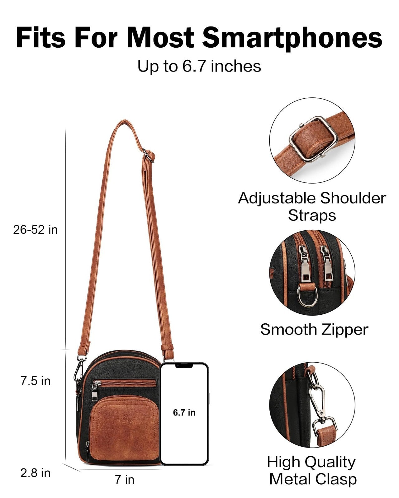 Small Women's Crossbody Purses, RFID Anti-Theft, 4 Card Slots, Stylish & Compact2