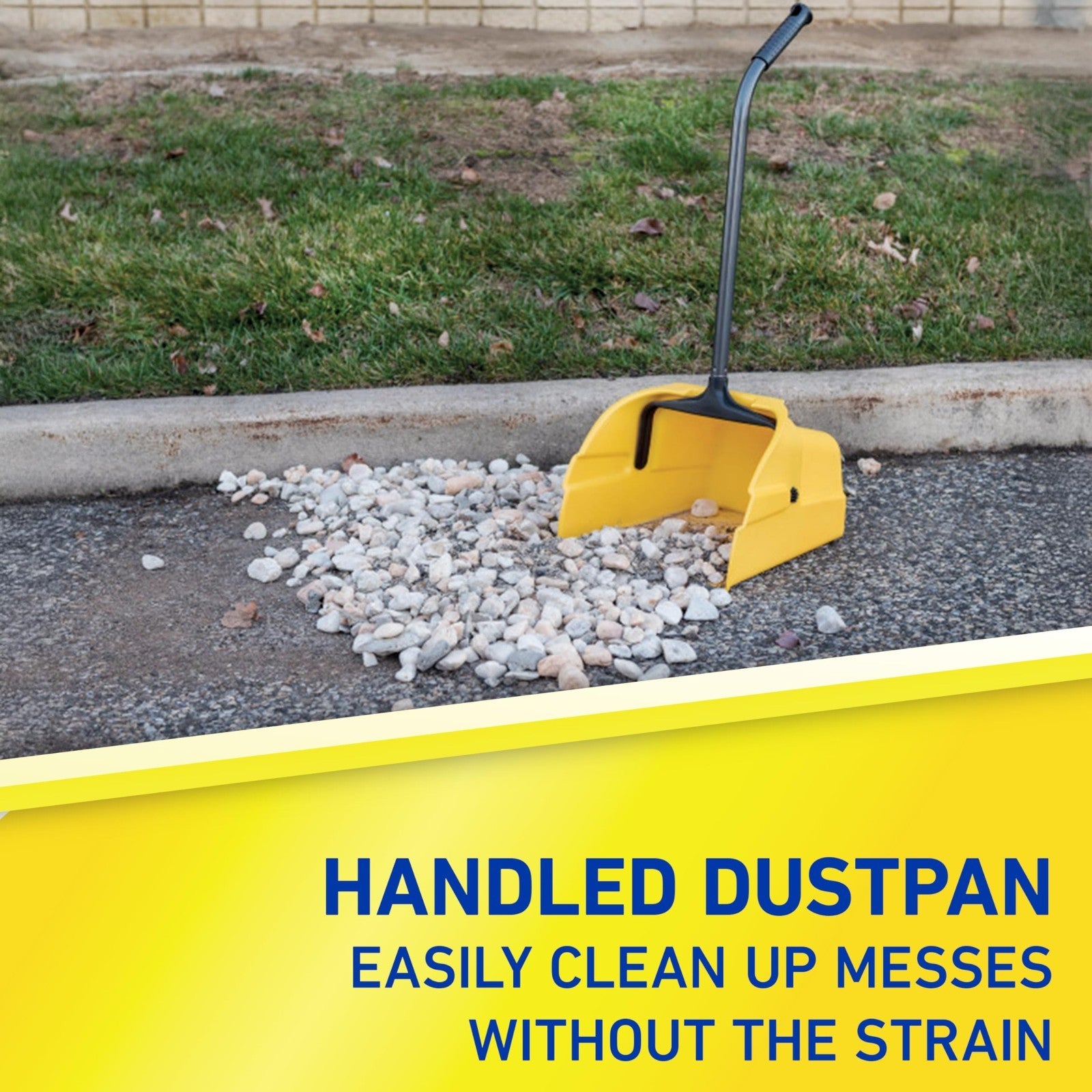 Jumbo Dustpan with Handle - Heavy-Duty Debris Pan for Industrial Cleaning, Trash2