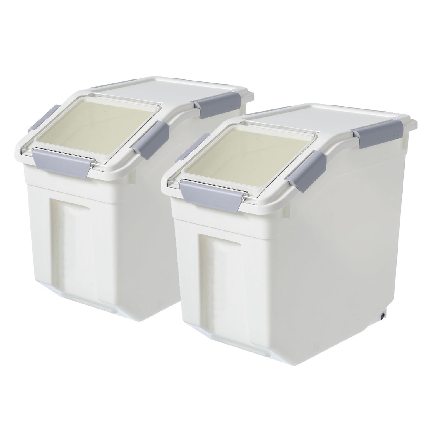 15L Rice Storage Container Set   30lbs, BPA Free, Includes Measuring Cup, Ideal1