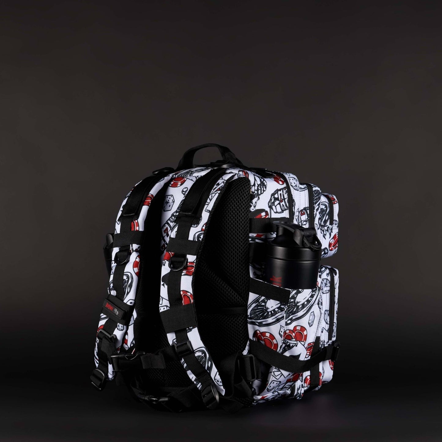 Durable 25L Waterproof Gym Backpack   1000D Oxford, MOLLE Webbing, Laptop Pocket3