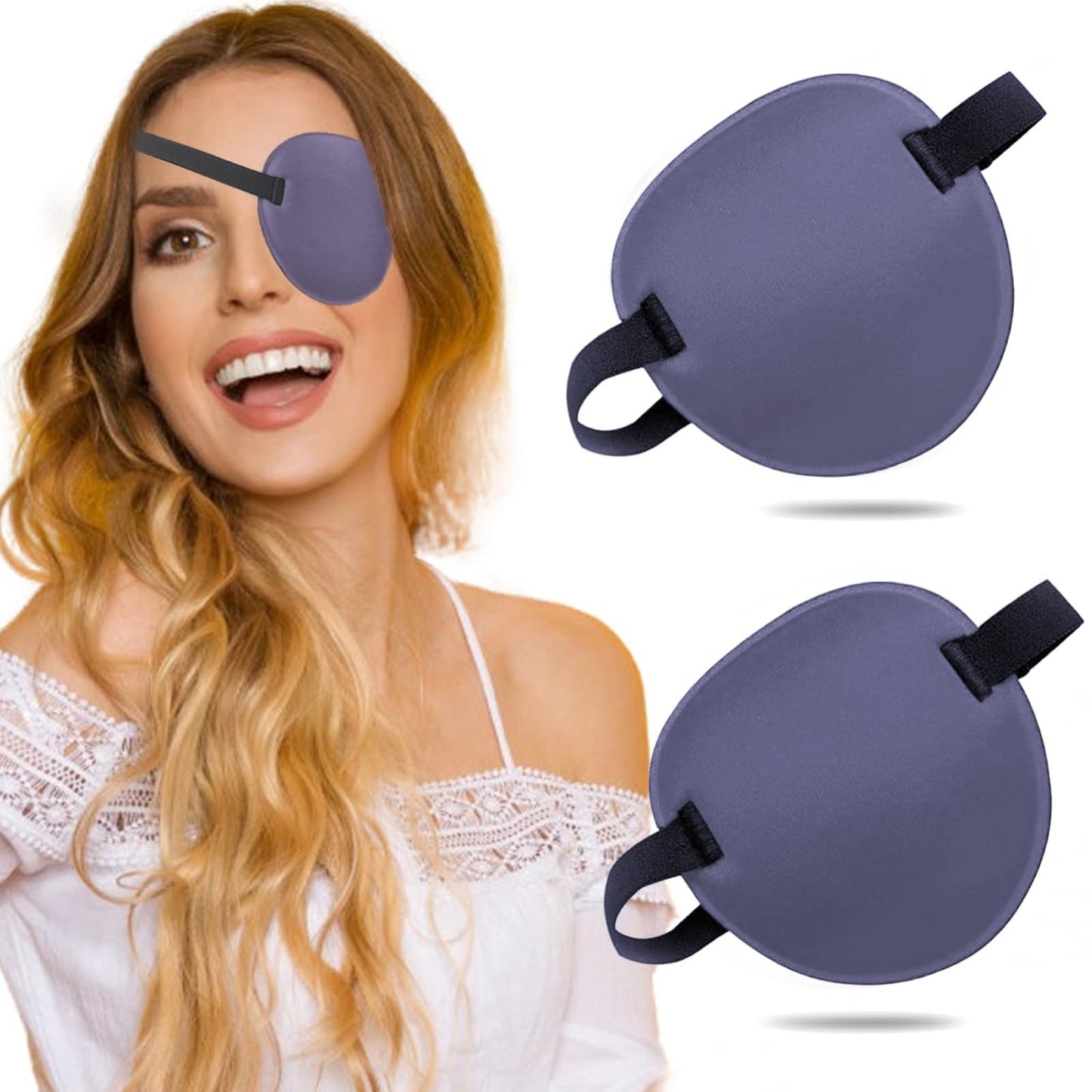 Adjustable Medical Eye Patch for Amblyopia & Lazy Eye - Purple Eye Patches1