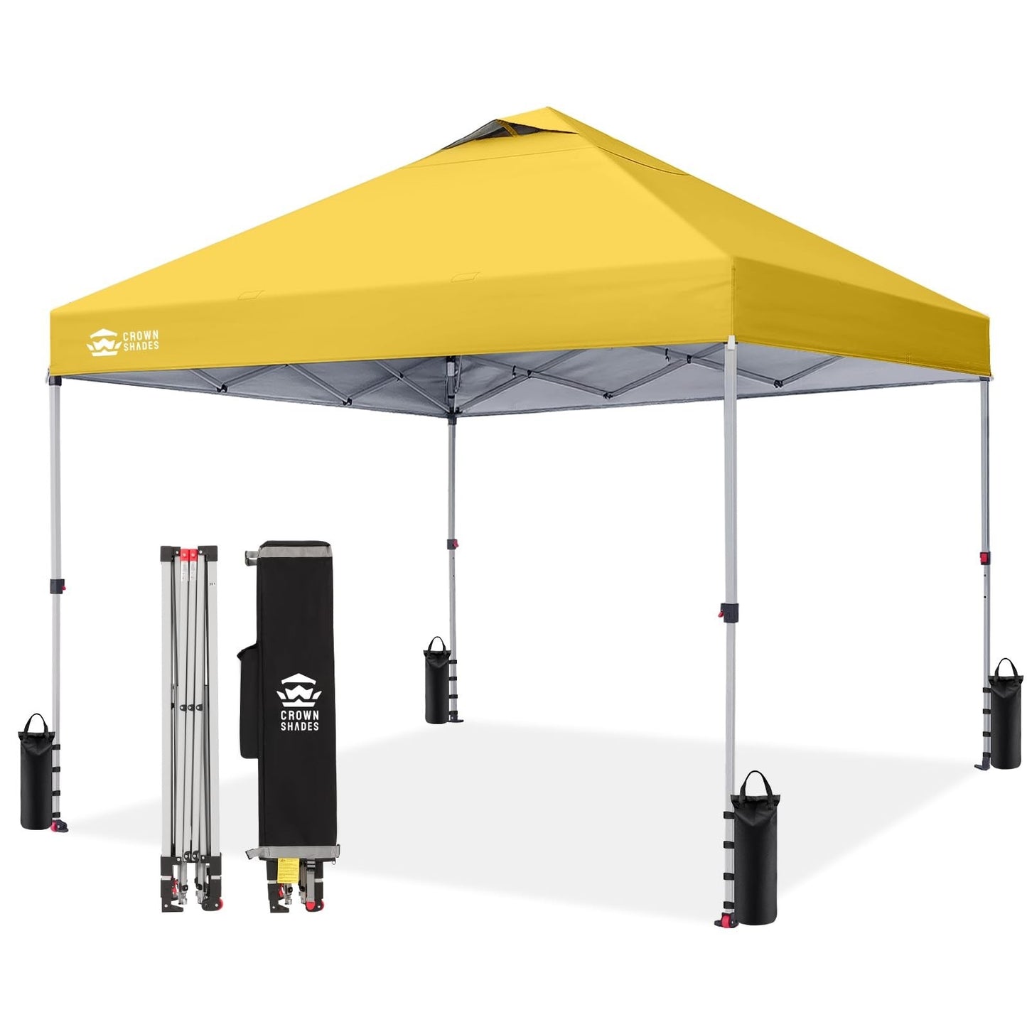 10x10 Pop Up Canopy Tent   Easy Setup, Sun Shade for Events, Parties, Camping, S1