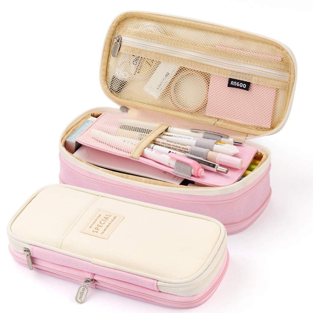 Large Capacity Pencil Case   Big Storage Organizer for Office, School, College  1
