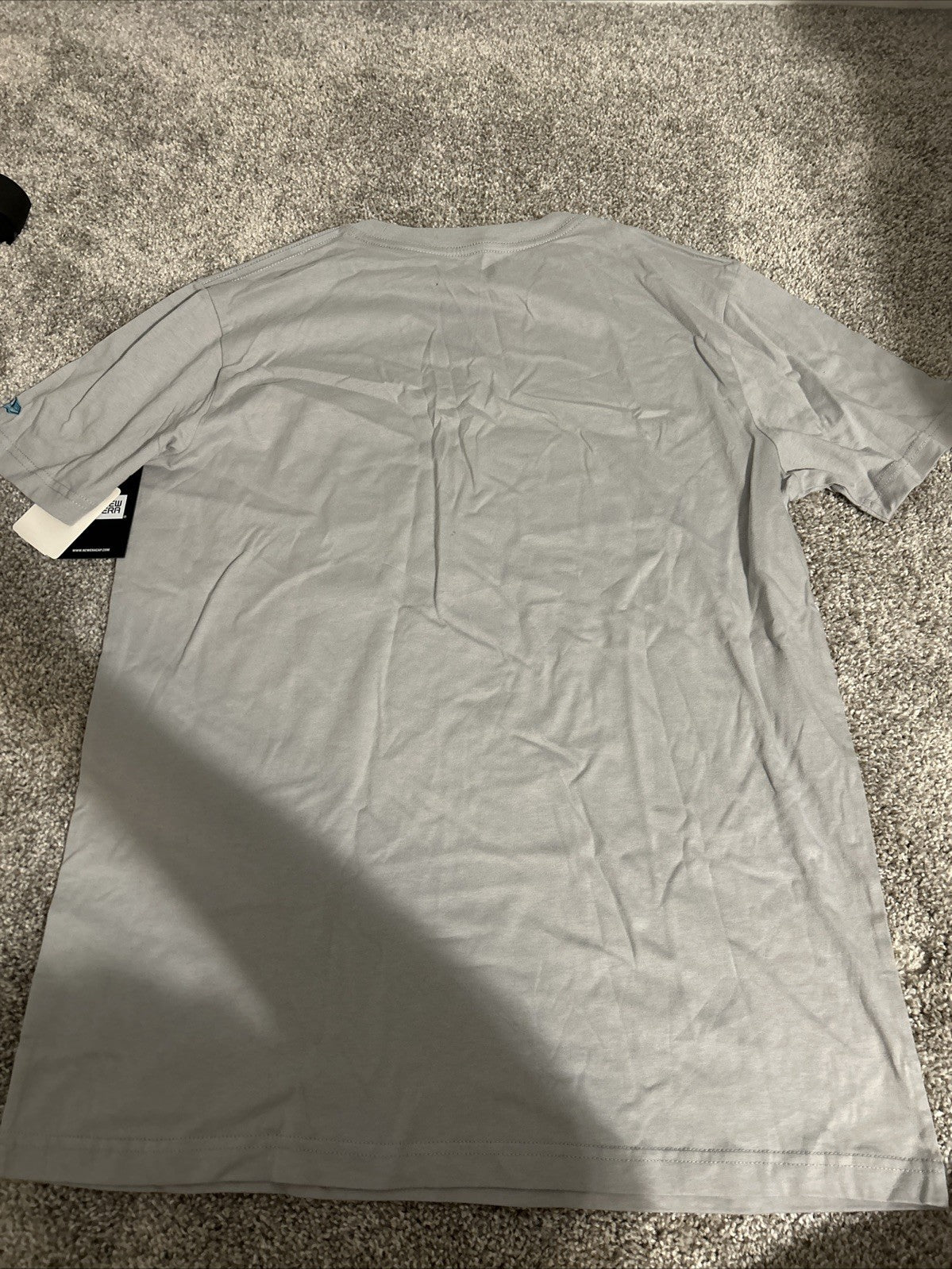 charlotte hornets shirt mens large Grey New Era3