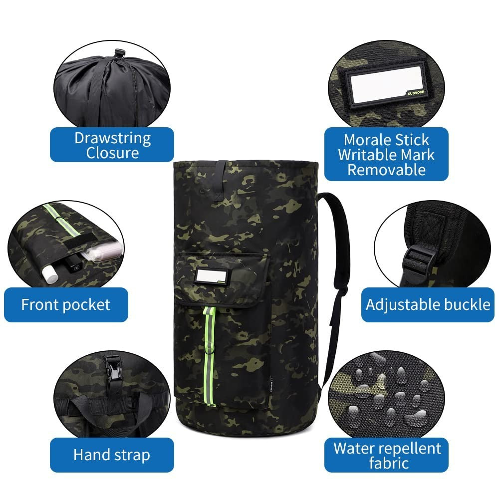 Optimized eBay Title:  "Extra-Large Heavy Duty Laundry Backpack Bag with Drawst2