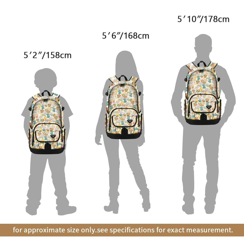 Lightweight School Backpack Travel Bag for Men & Women   College & Travel Use5