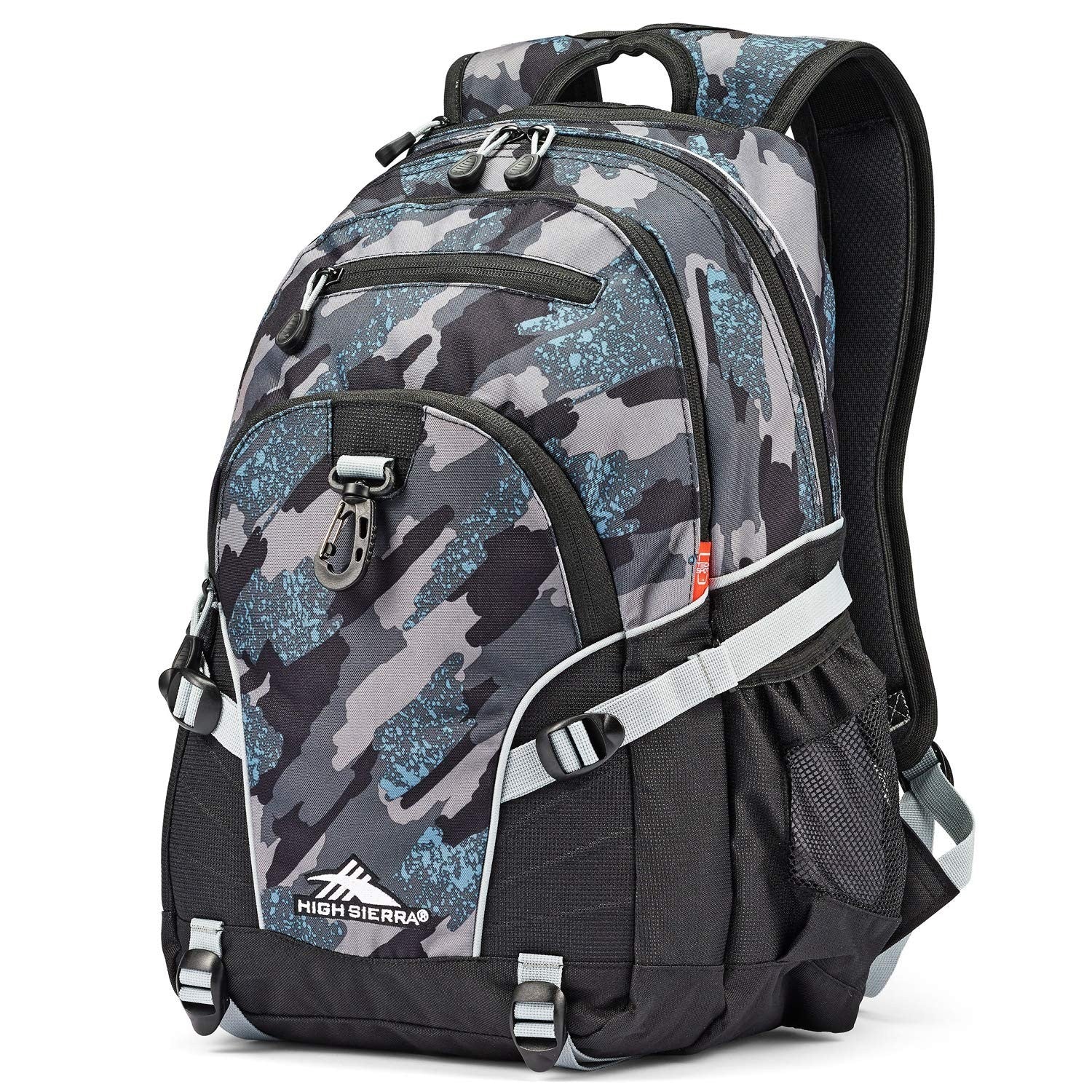 Versatile Travel & Work Backpack with Tablet Sleeve   Graffiti/Black/Ash Design1