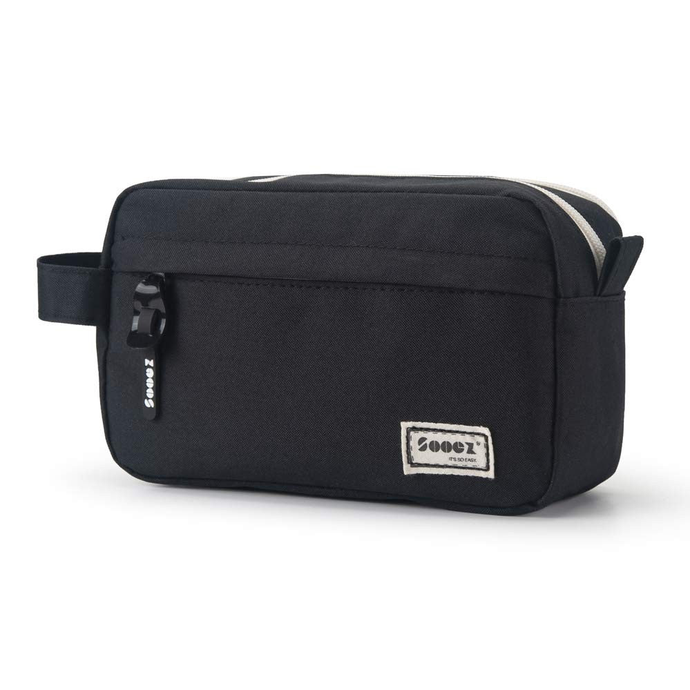 High Capacity Pencil Case Organizer, Portable Pen Bag with Easy Grip Handle, Aes1