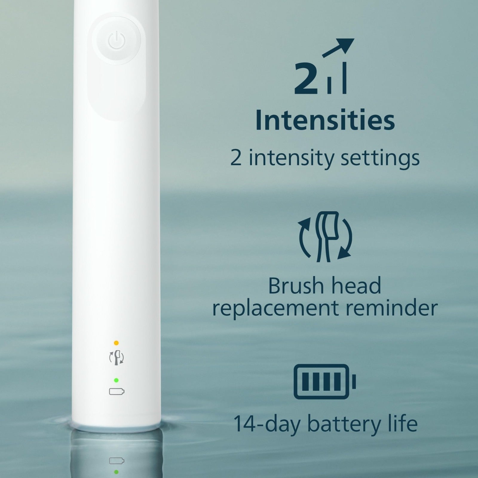 Rechargeable Electric Toothbrush, 700% Plaque Removal, Pressure Sensor, 2 Settin5