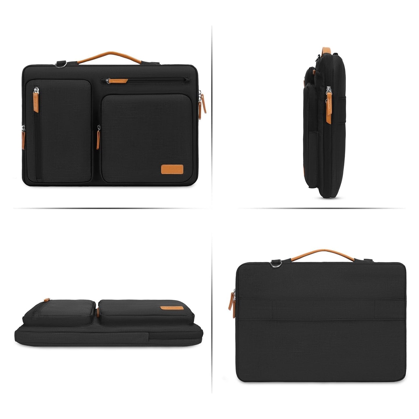 360 Protective Laptop Shoulder Bag for 15-15.6" Computers, Side Open Messenger w6