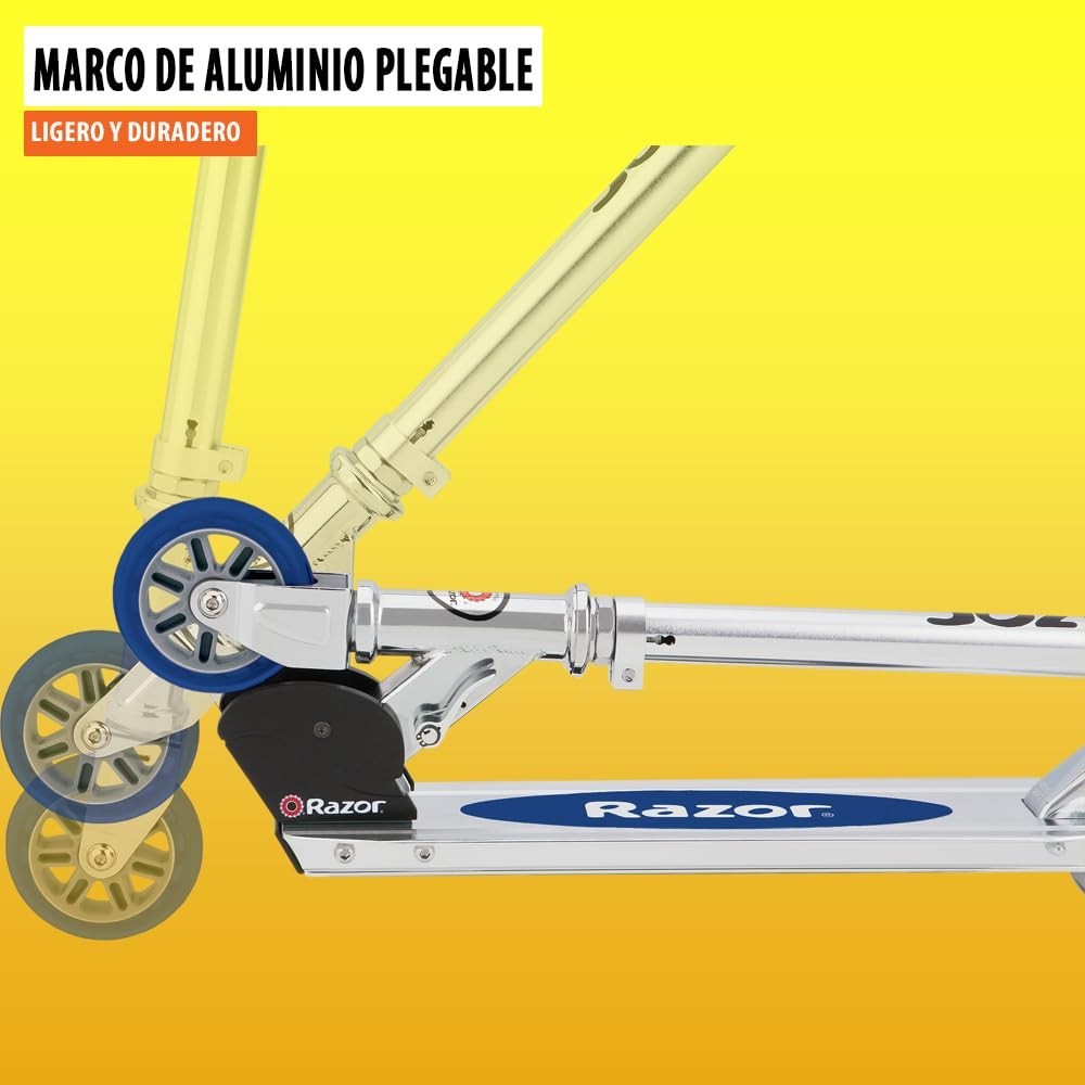 Lightweight Foldable Kick Scooter for Kids - Aluminum Frame, Adjustable Handleba3