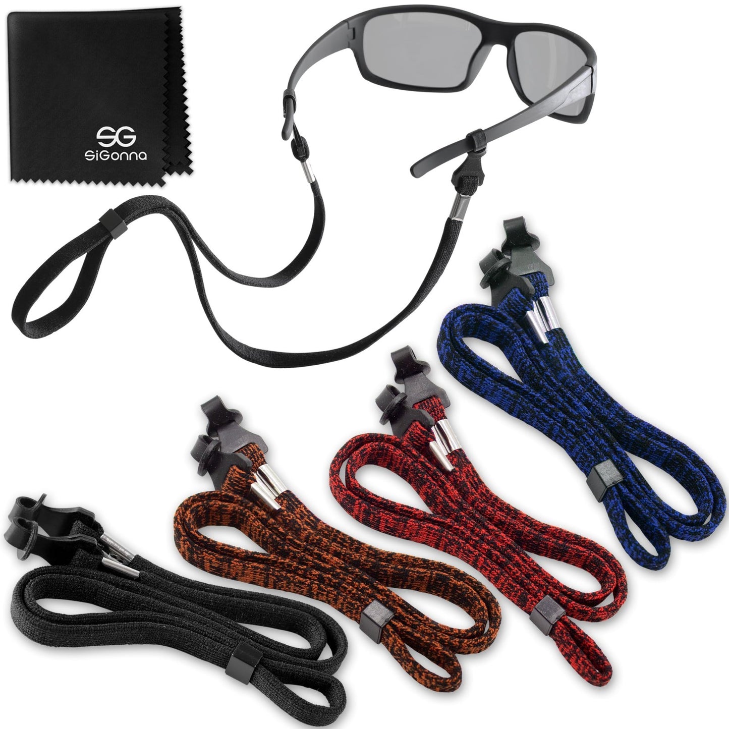 Eyeglass Holder Strap - 4 Pcs Sunglasses Lanyard Cords for Men & Women - Neck Re1