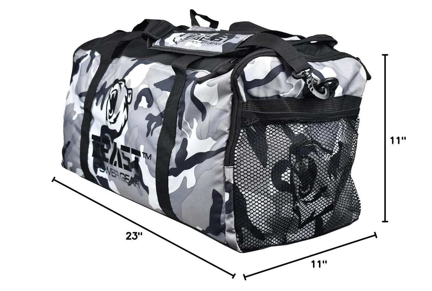 Versatile Gym Duffle Bag for Workout, Boxing, MMA - Shoes Compartment & Adjustab2