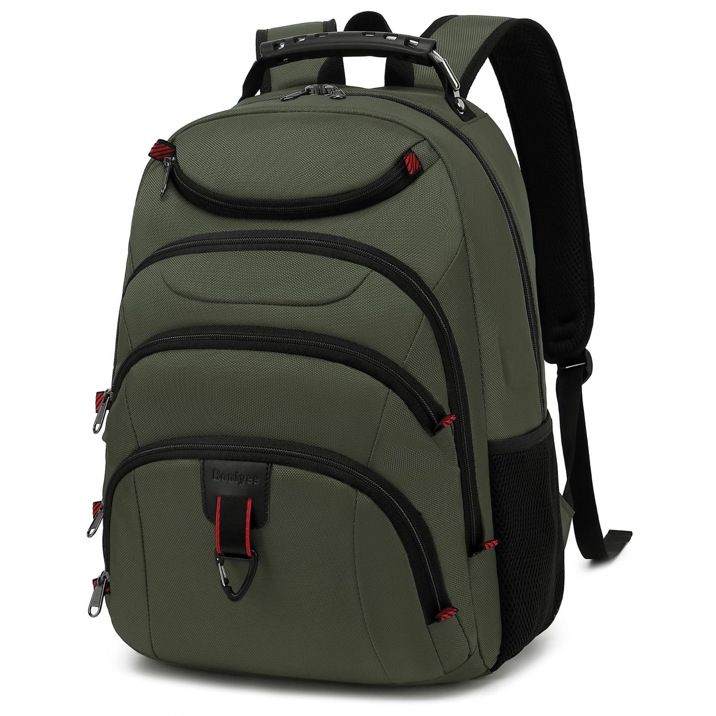 15.6" Waterproof Laptop Backpack with USB Port, Anti Theft Travel Bag for Work &0