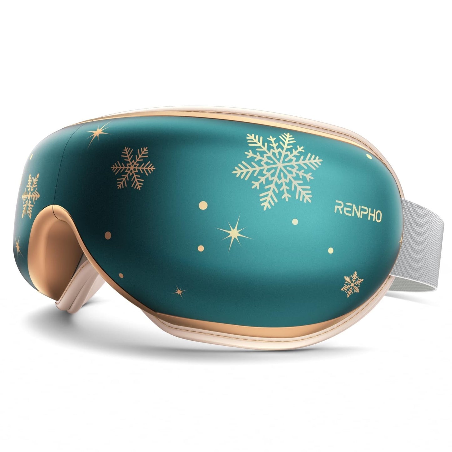 Heated Eye Massager with Vibration | Relieves Head Tension, Eye Strain & Dark Ci0