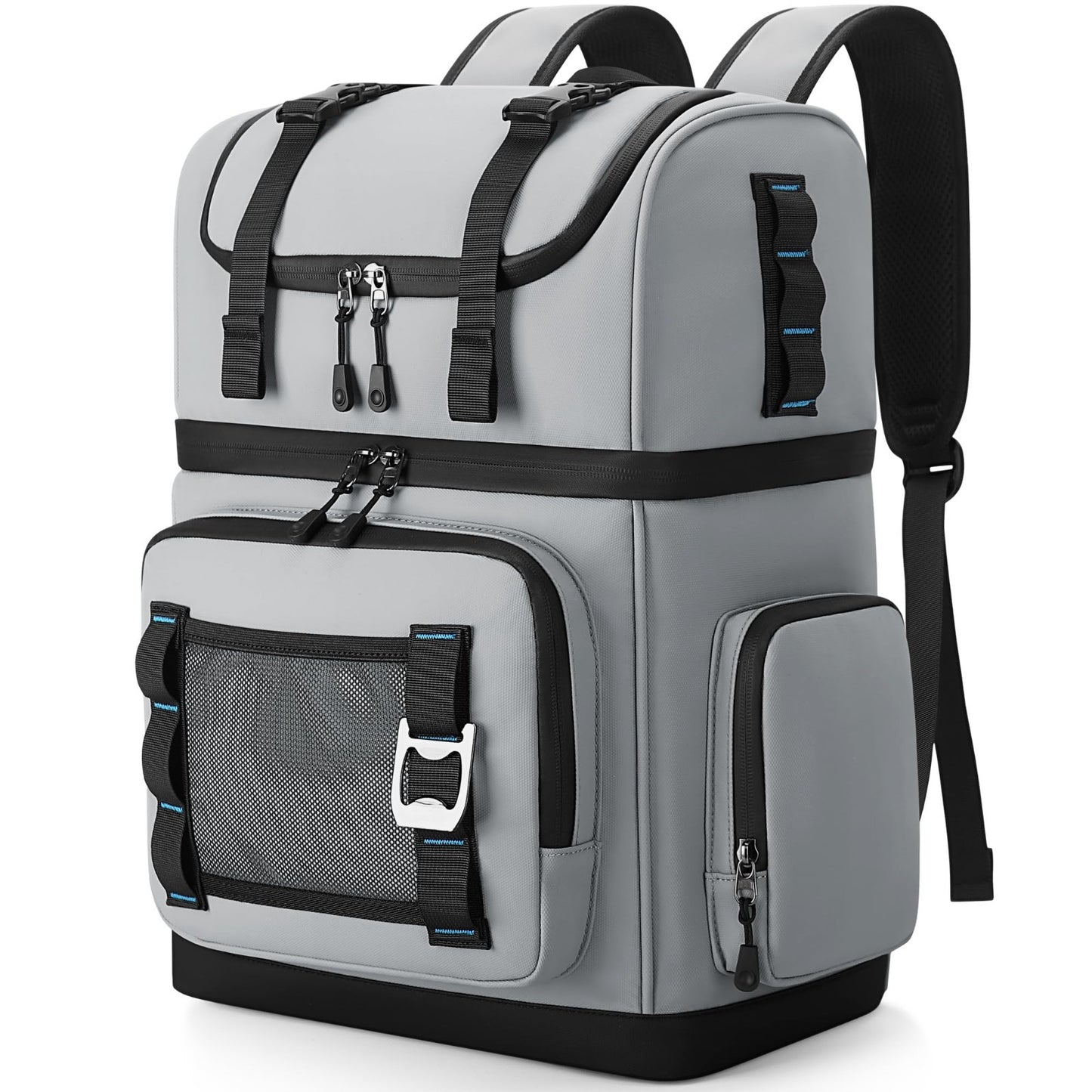 Large Waterproof Insulated Cooler Backpack - Leak Proof, Double Decker, 26L, Ide1