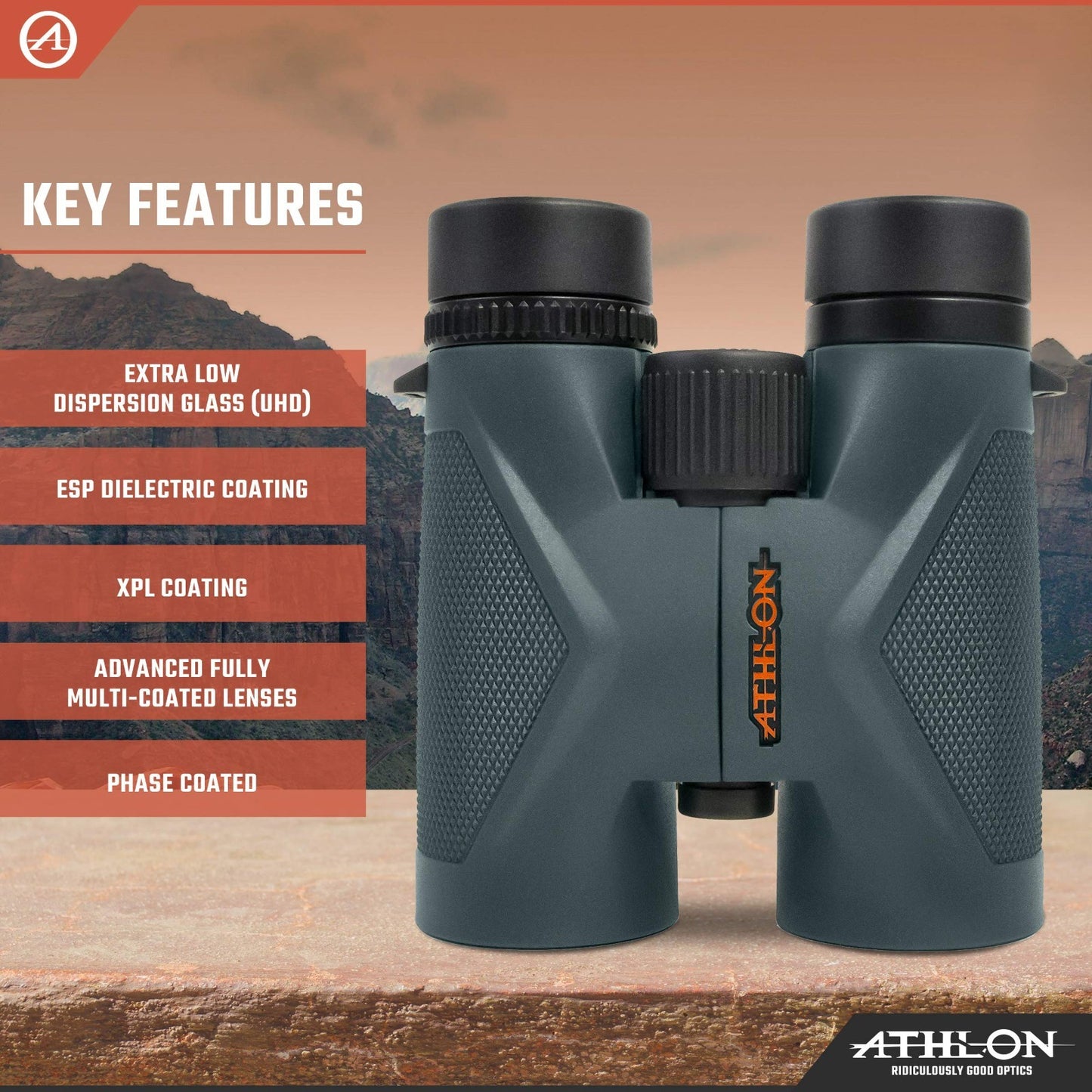 High Powered 8x42 UHD Binoculars with ED Glass for Hunting, Birdwatching & Outdo4