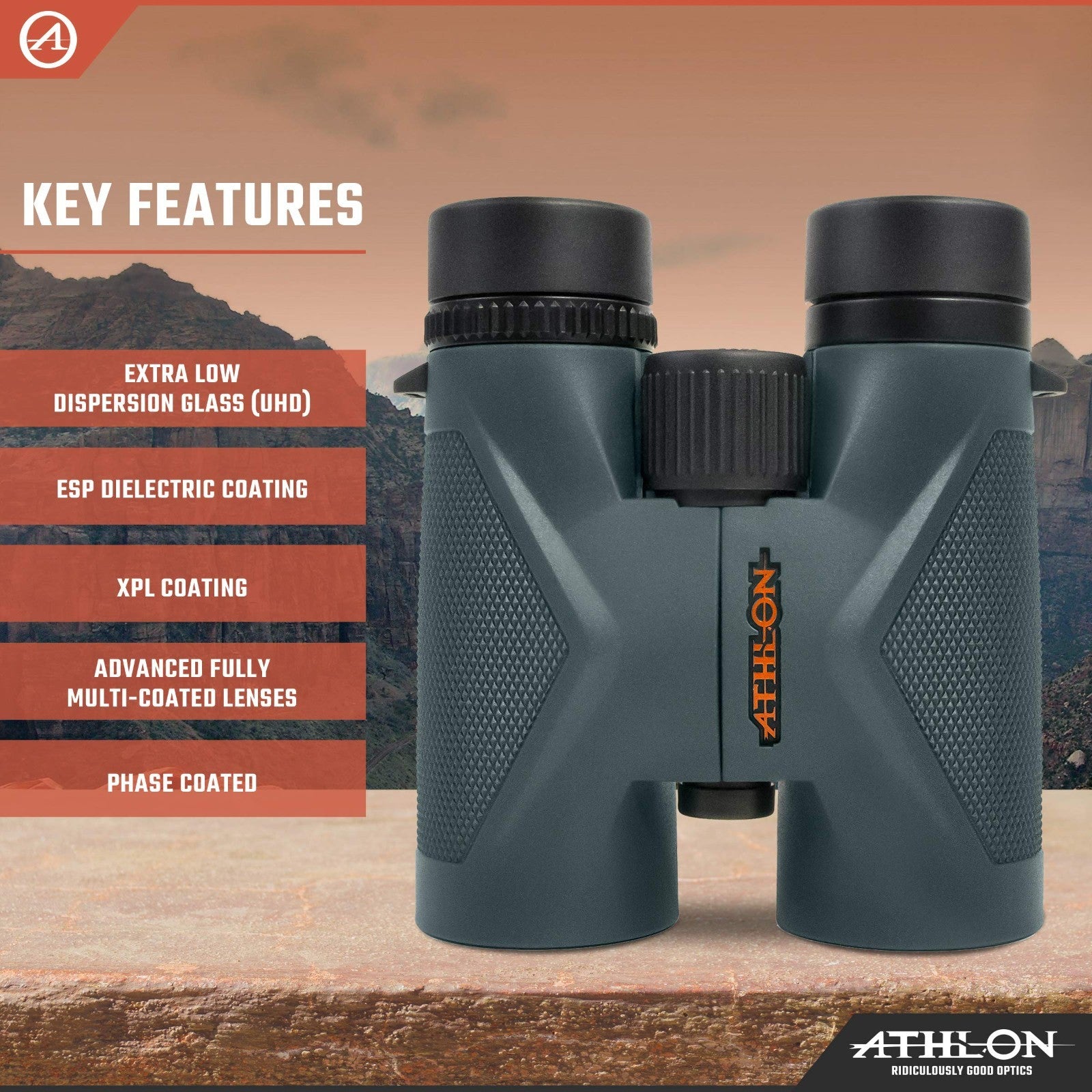 High Powered 8x42 UHD Binoculars with ED Glass for Hunting, Birdwatching & Outdo4