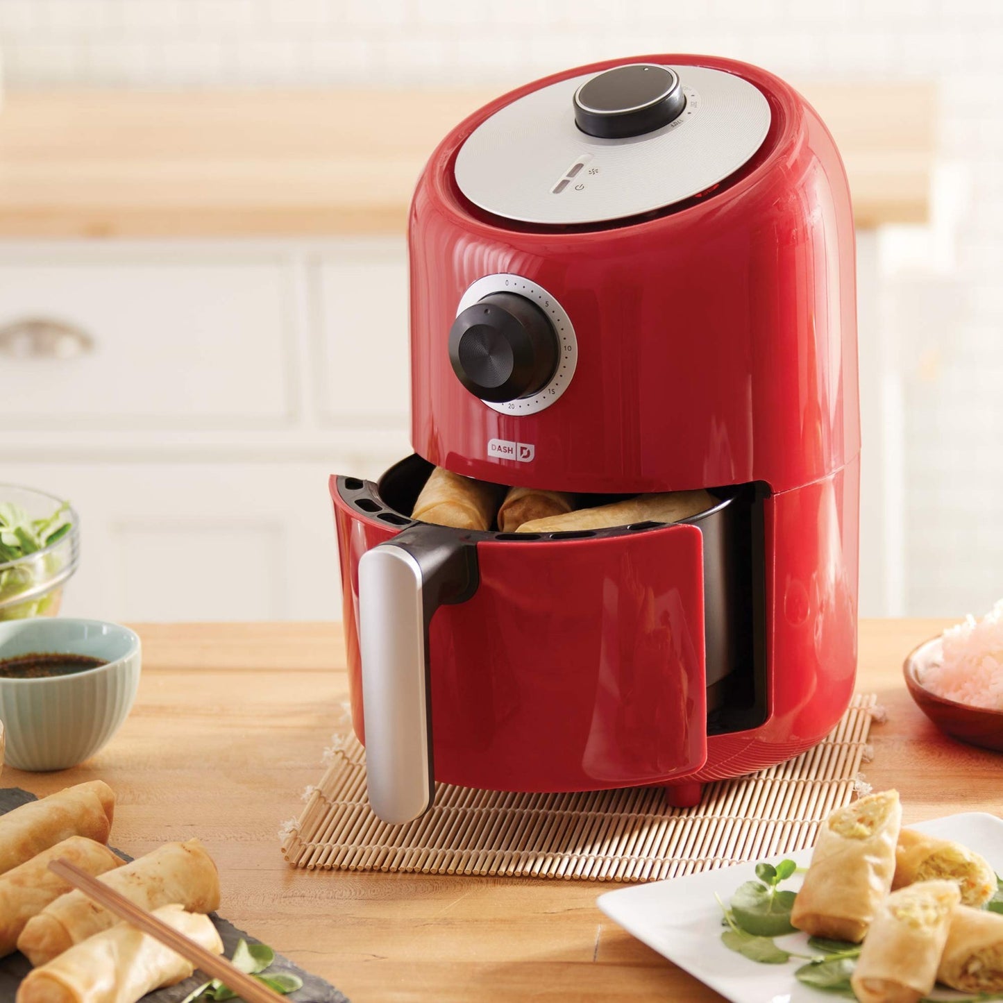 Compact Air Fryer - 2 Quart, Healthy Cooking, Auto Shut-Off, Adjustable Temp, No1