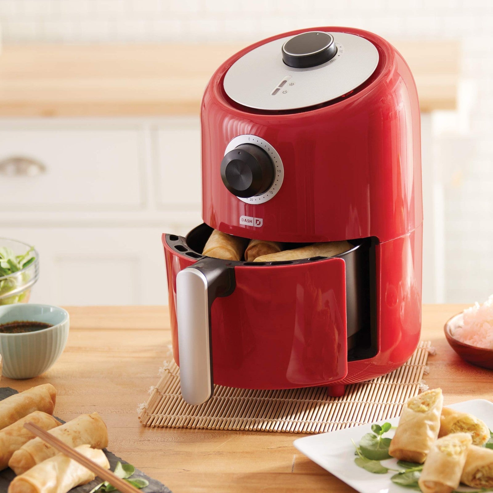 Compact Air Fryer - 2 Quart, Healthy Cooking, Auto Shut-Off, Adjustable Temp, No1