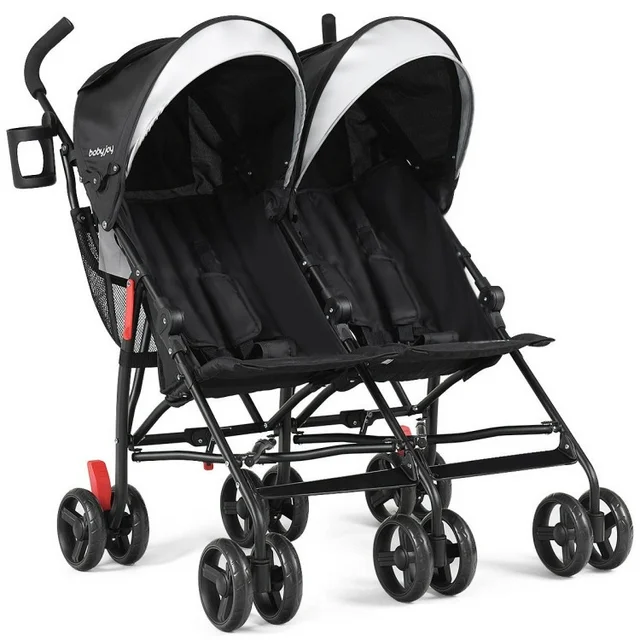 Foldable Twin Baby Double Stroller Kids Ultralight Umbrella Stroller Pushchair0