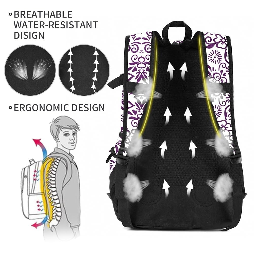 Lightweight School Backpack Travel Bag for Men & Women   College & Daily Use6