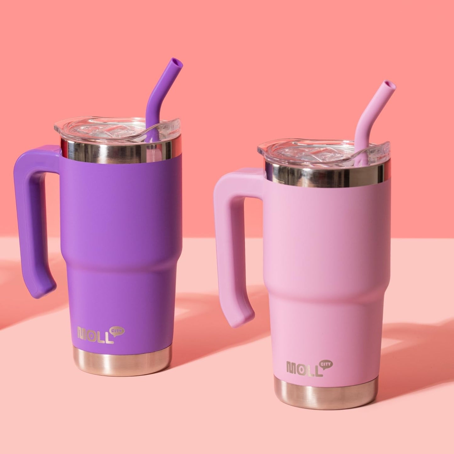Kids 16oz Stainless Steel Insulated Tumbler Cup with Lid & Straw   Travel Mug (O7