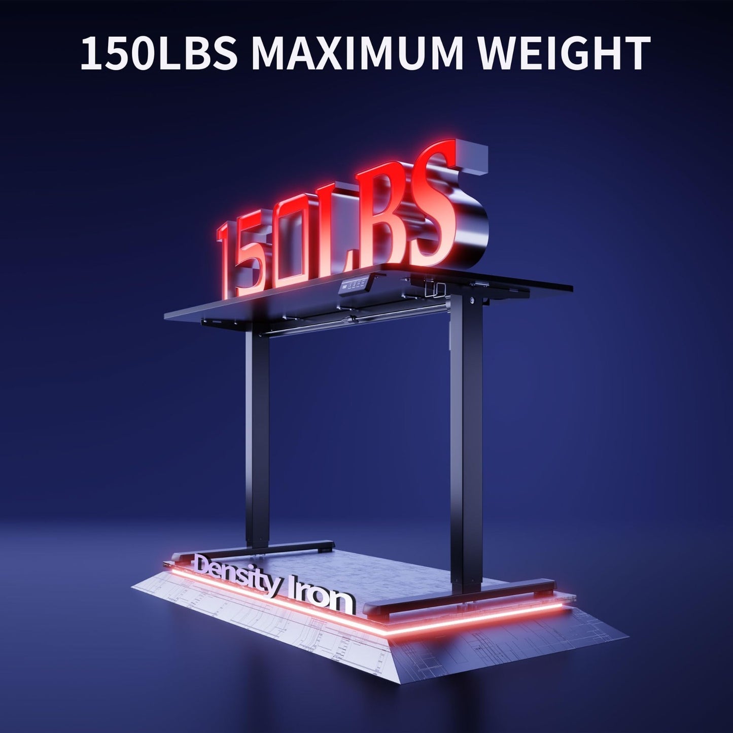 Height Adjustable Electric Standing Desk - Ergonomic Sit Stand Workstation 40x243