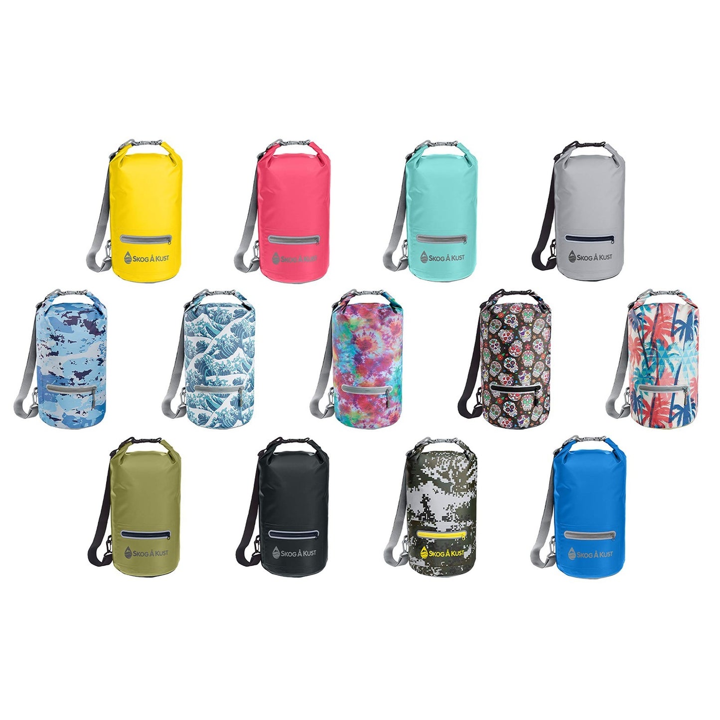 Waterproof Roll Top Dry Bag - 5L, 10L, 20L - Lightweight, Durable & Versatile2