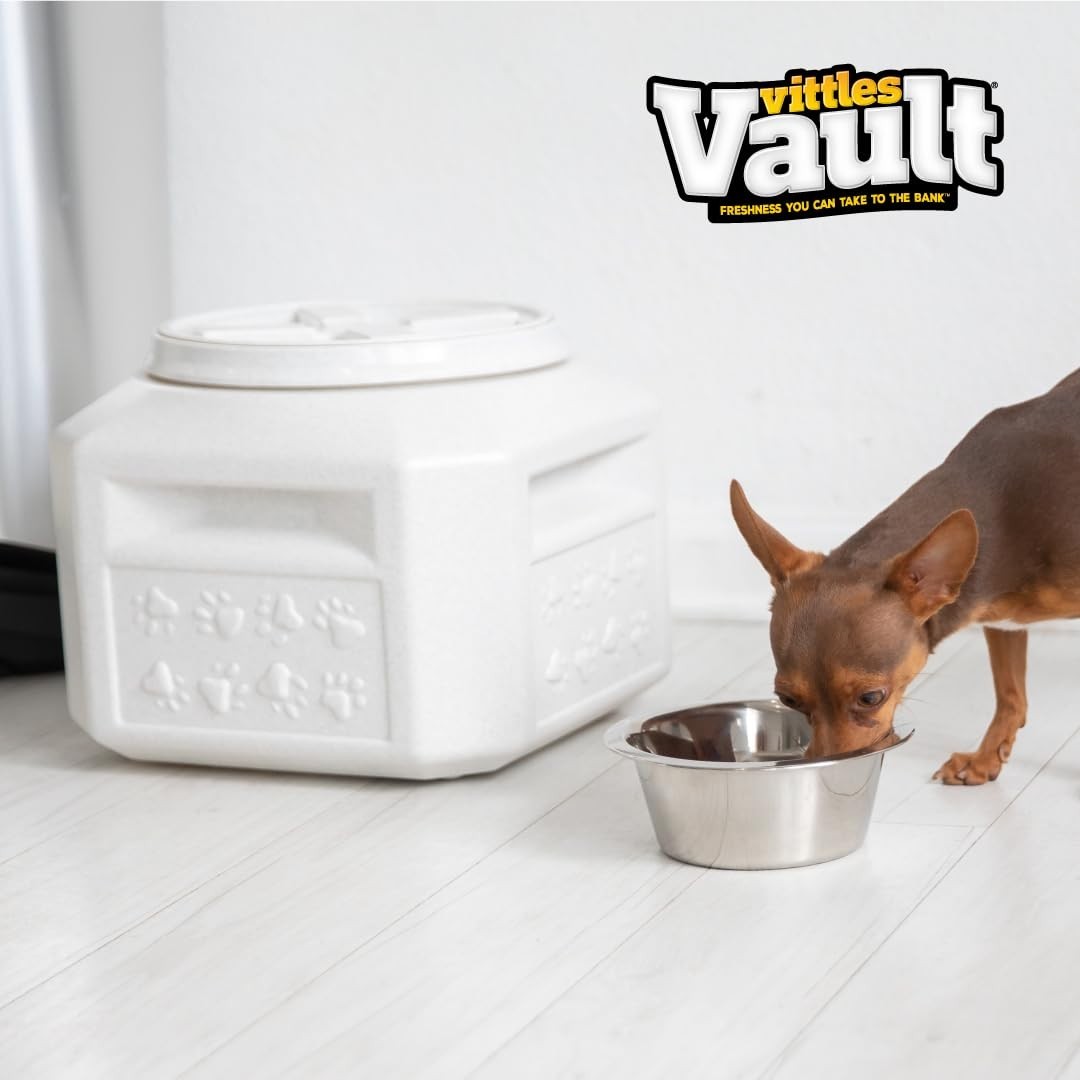Airtight Pet Food Storage Container with Scoop, Holds Up to 30lbs, Durable & Sea14