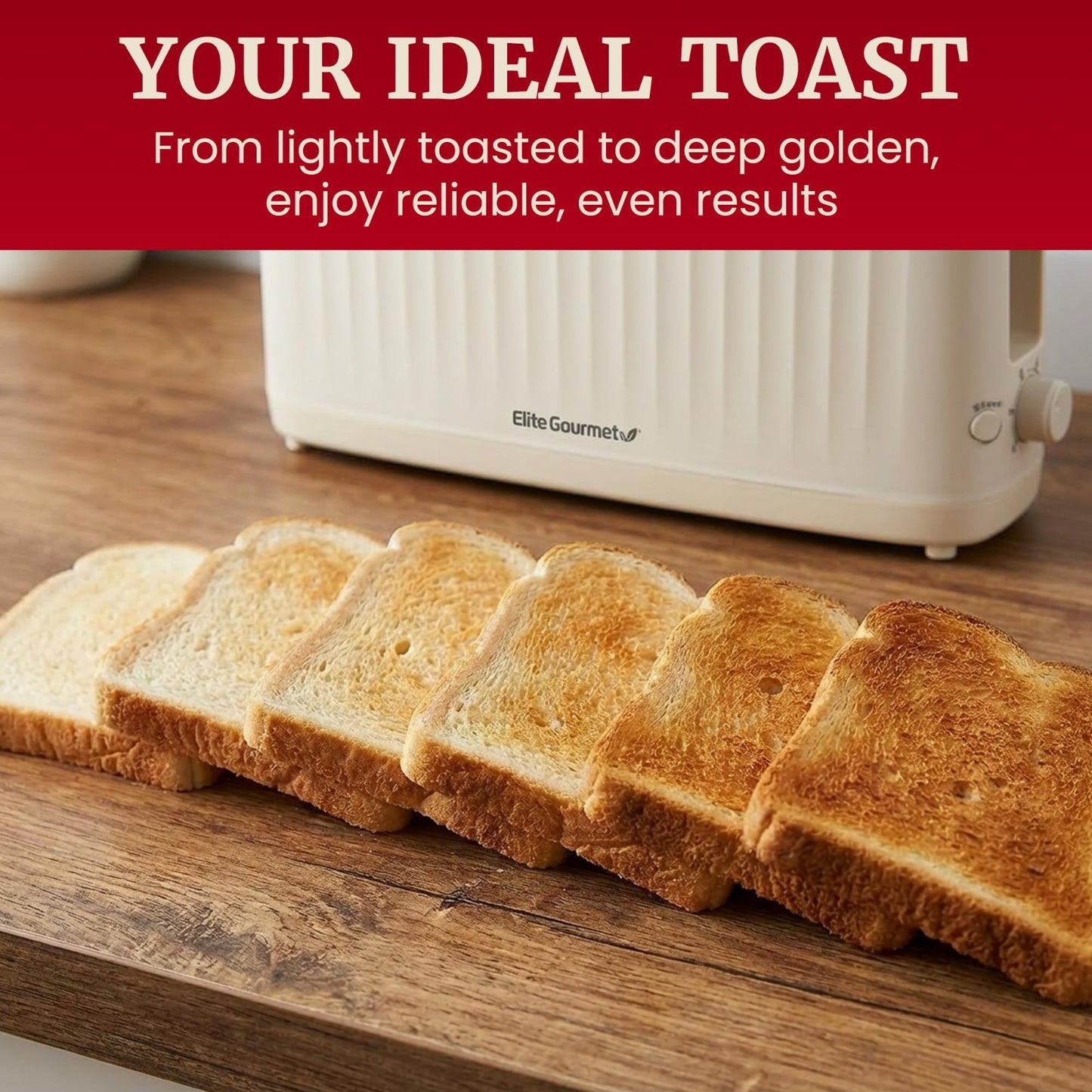 2-Slice Long Slot Toaster with Cool-Touch Body, 6 Browning Levels, Extra-Wide Sl7