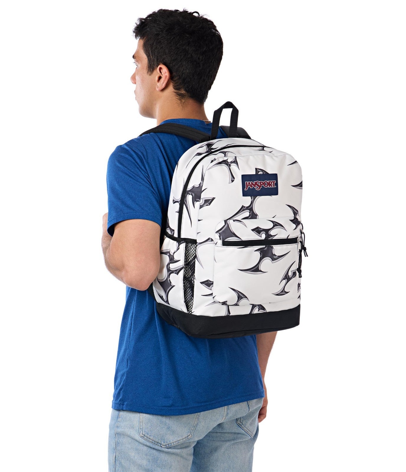 26L Cross Town Plus Backpack, Cyber Silver White, Durable, Stylish, Travel Ready4