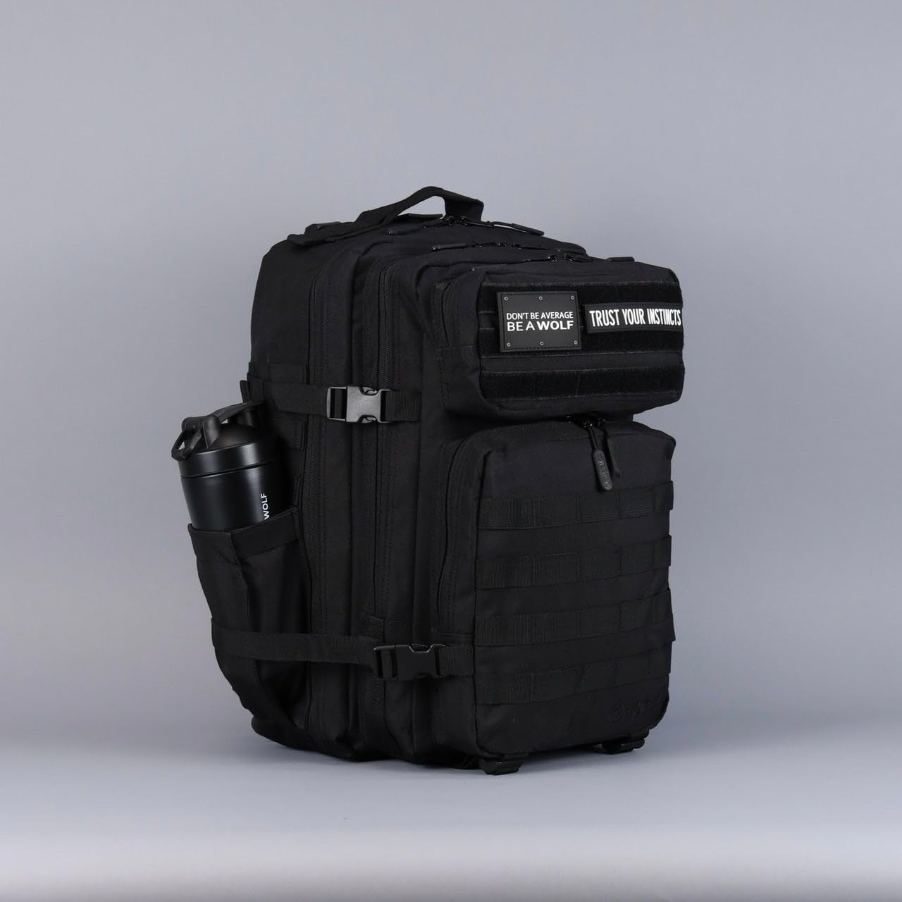 Durable 45L Waterproof Gym Backpack   1000D Oxford, MOLLE Webbing, Laptop Pocket5