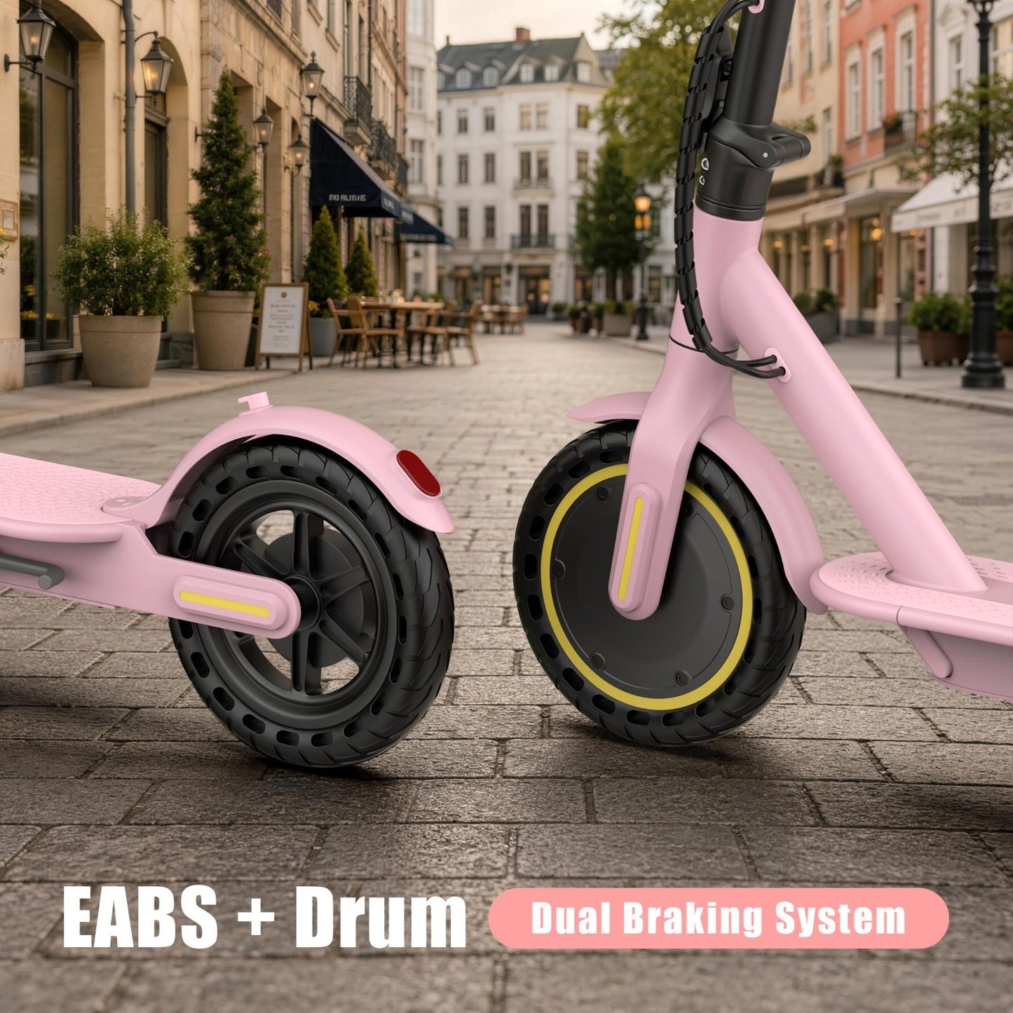 Powerful Electric Scooter 500W/350W Motor, 19MPH Speed, 16-27 Miles Range, Foldi5