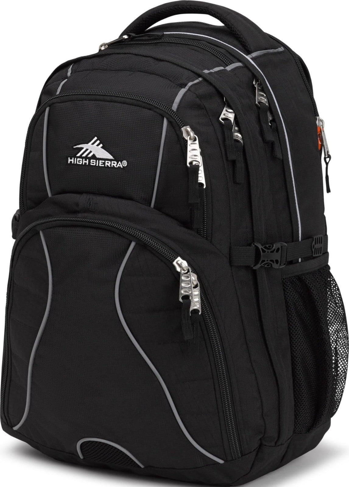Versatile Black Laptop Backpack, Water Resistant, Fits Most 15" Laptops, One Siz1