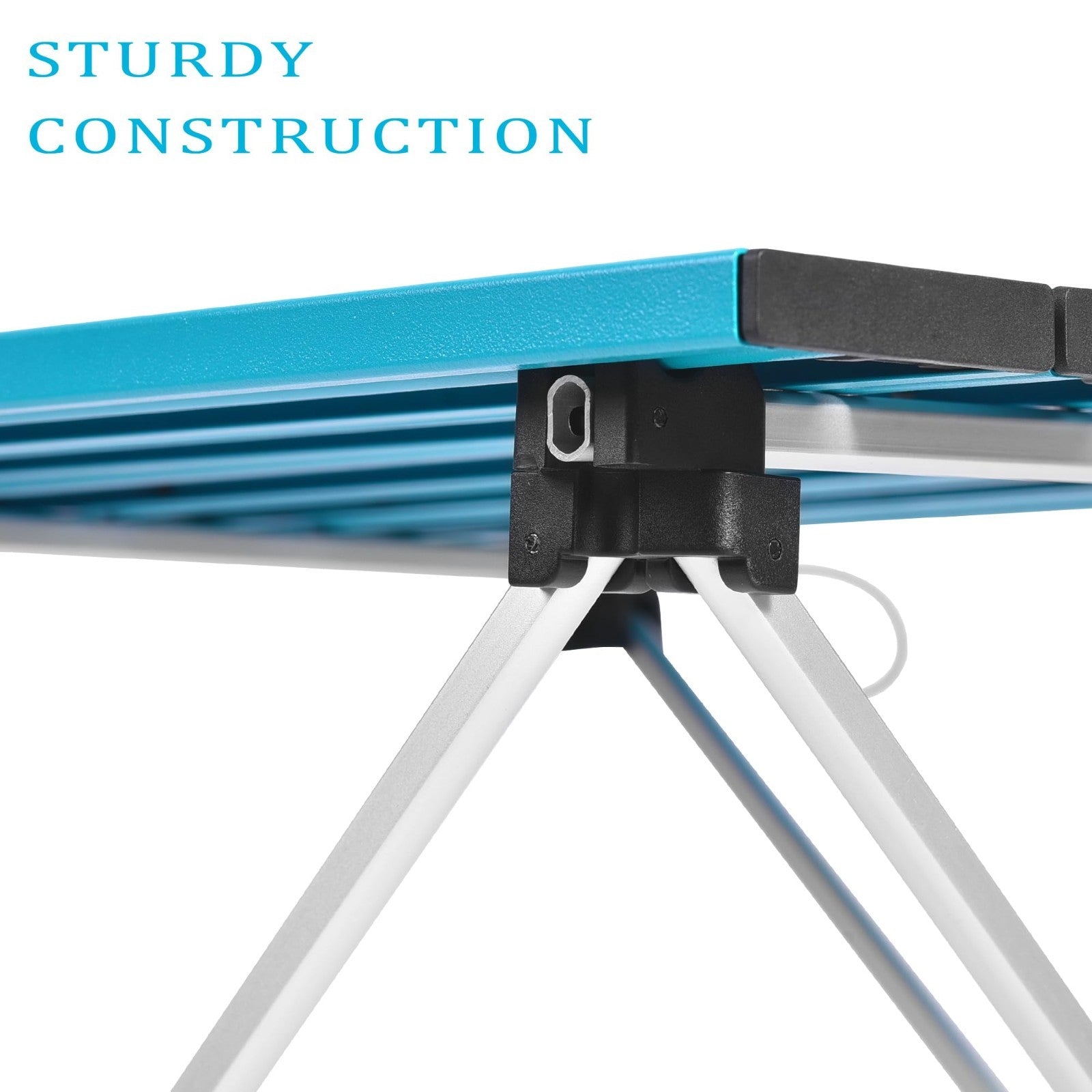 Portable Folding Camping Table - Aluminum Top, Lightweight, Ideal for Outdoor BB5