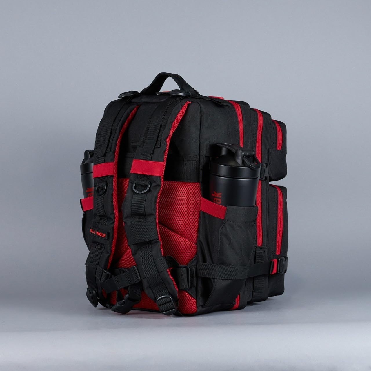 Durable 35L Waterproof Gym Backpack   MOLLE Webbing, Laptop Pocket, 1000D Oxford11