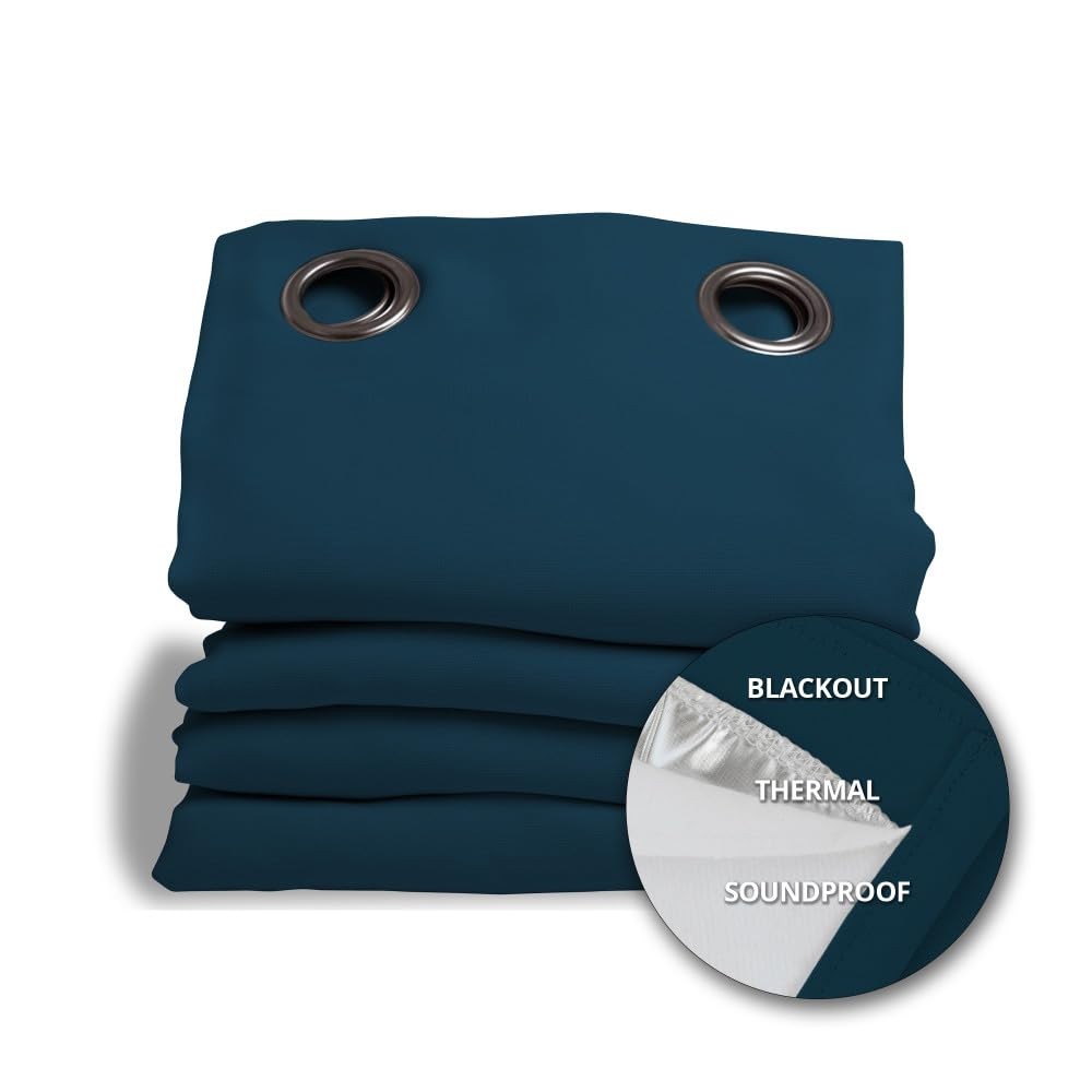 3-in-1 Soundproof Curtain | Noise Reduction & Thermal Insulation | 100% Blackout1